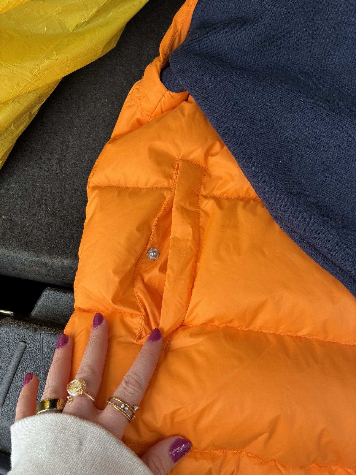 Golf Wang GOLF orange and navy blue puffer/blue crewneck BUNDLE Size US XL / EU 56 / 4 - 9 Thumbnail