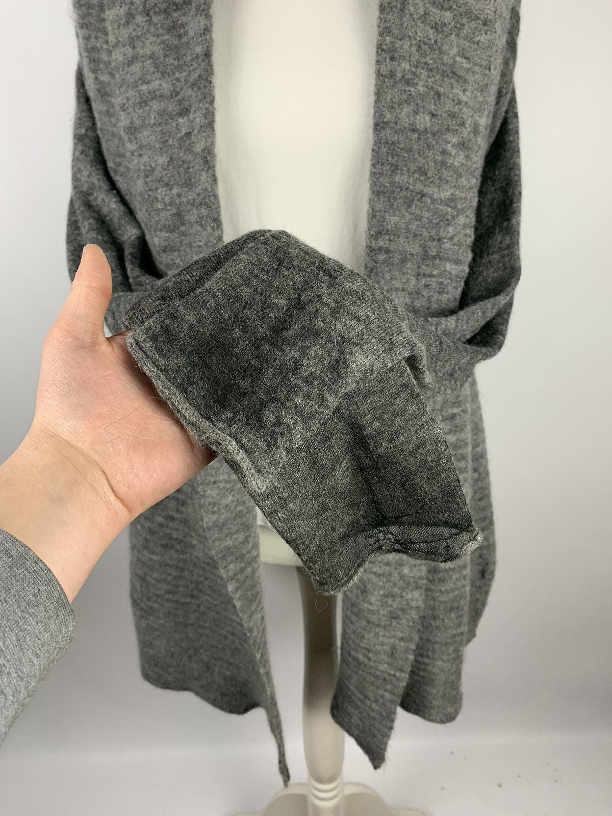 Sarah Pacini Vintage Sarah Pacini Wool Cardigan Avant Garde Knit Sweater Size ONE SIZE - 4 Thumbnail