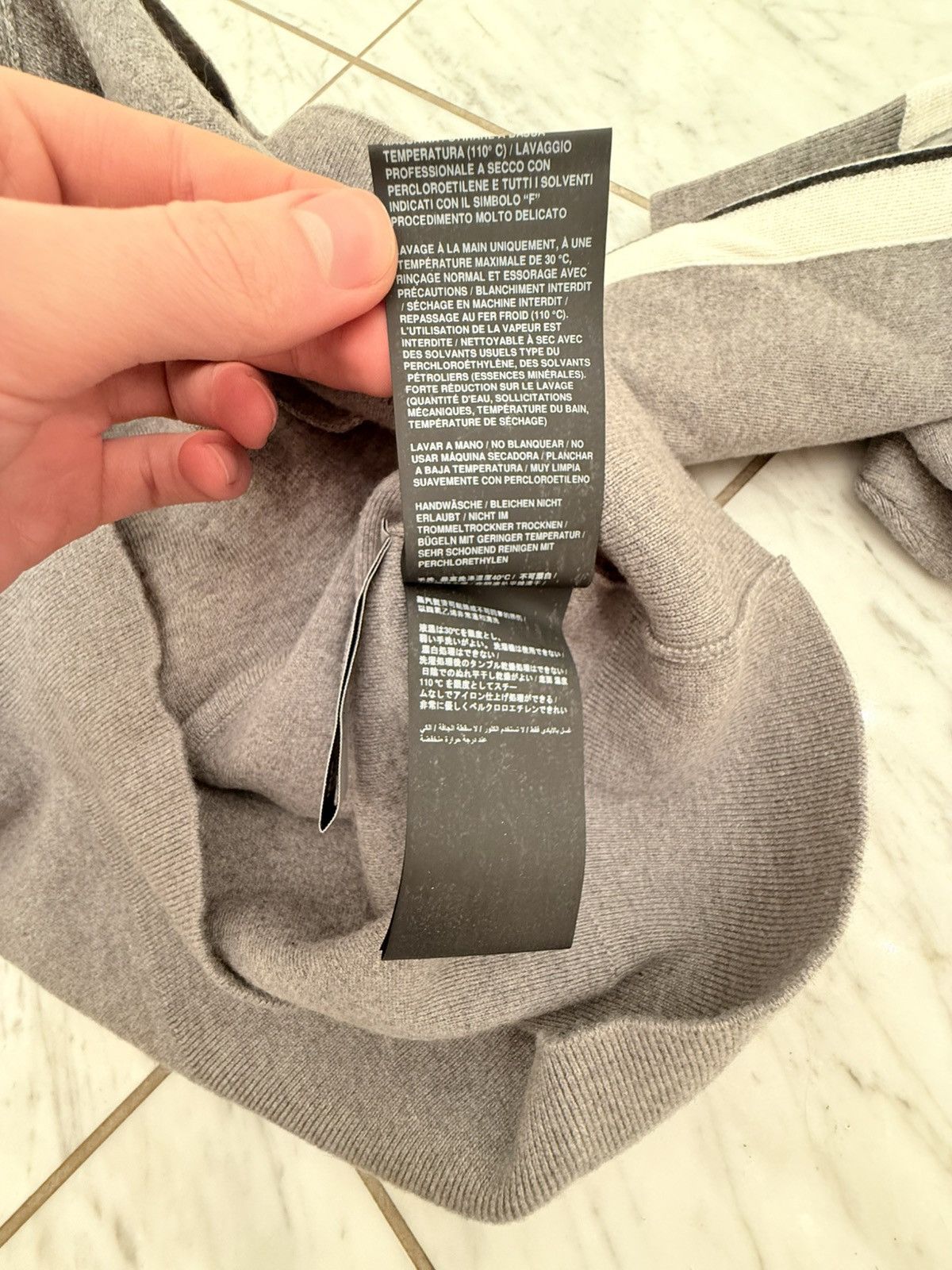 Palm Angels Palm Angels Track Jacket Cashmere Gray M Size US M / EU 48-50 / 2 - 5 Thumbnail