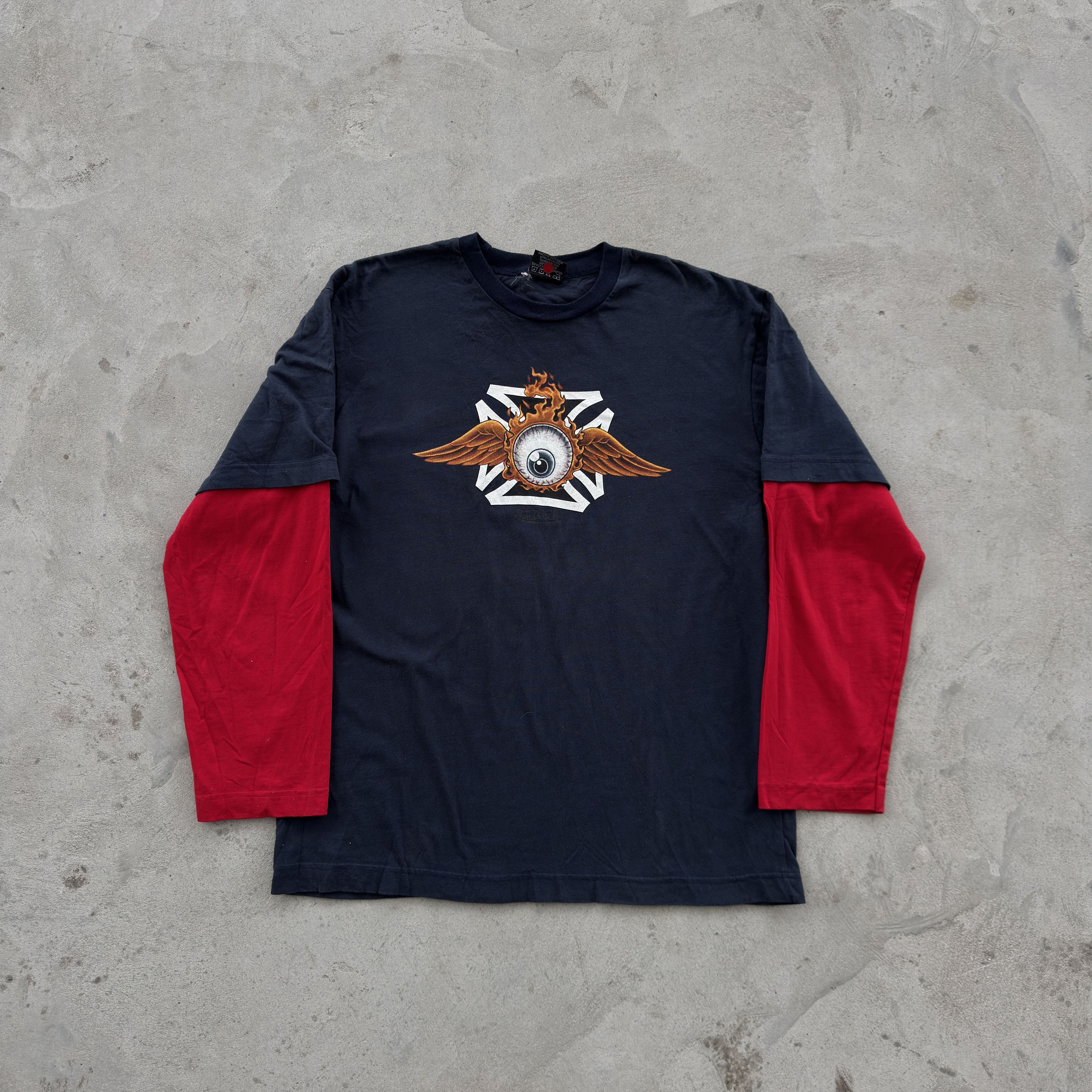 Von Dutch Vintage 90s Von Dutch Long Sleeve Tee Y2K Size US L / EU 52-54 / 3 - 1 Thumbnail