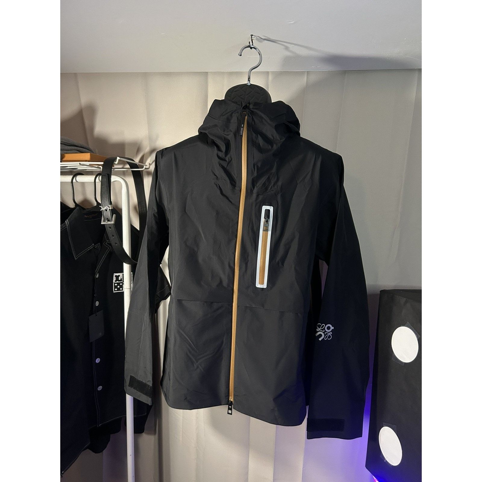 Loewe Black LOEWE x On Collaboration Waterproof Storm Jacket Size US XL / EU 56 / 4 - 1 Thumbnail