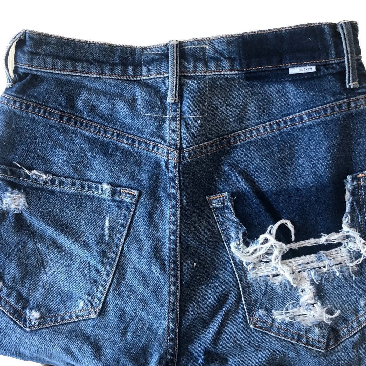 MOTHER Mother Grunge Step Waist Destroy The Dazzler Shift Jean 27 Size 27" / US 4 / IT 40 - 7 Thumbnail