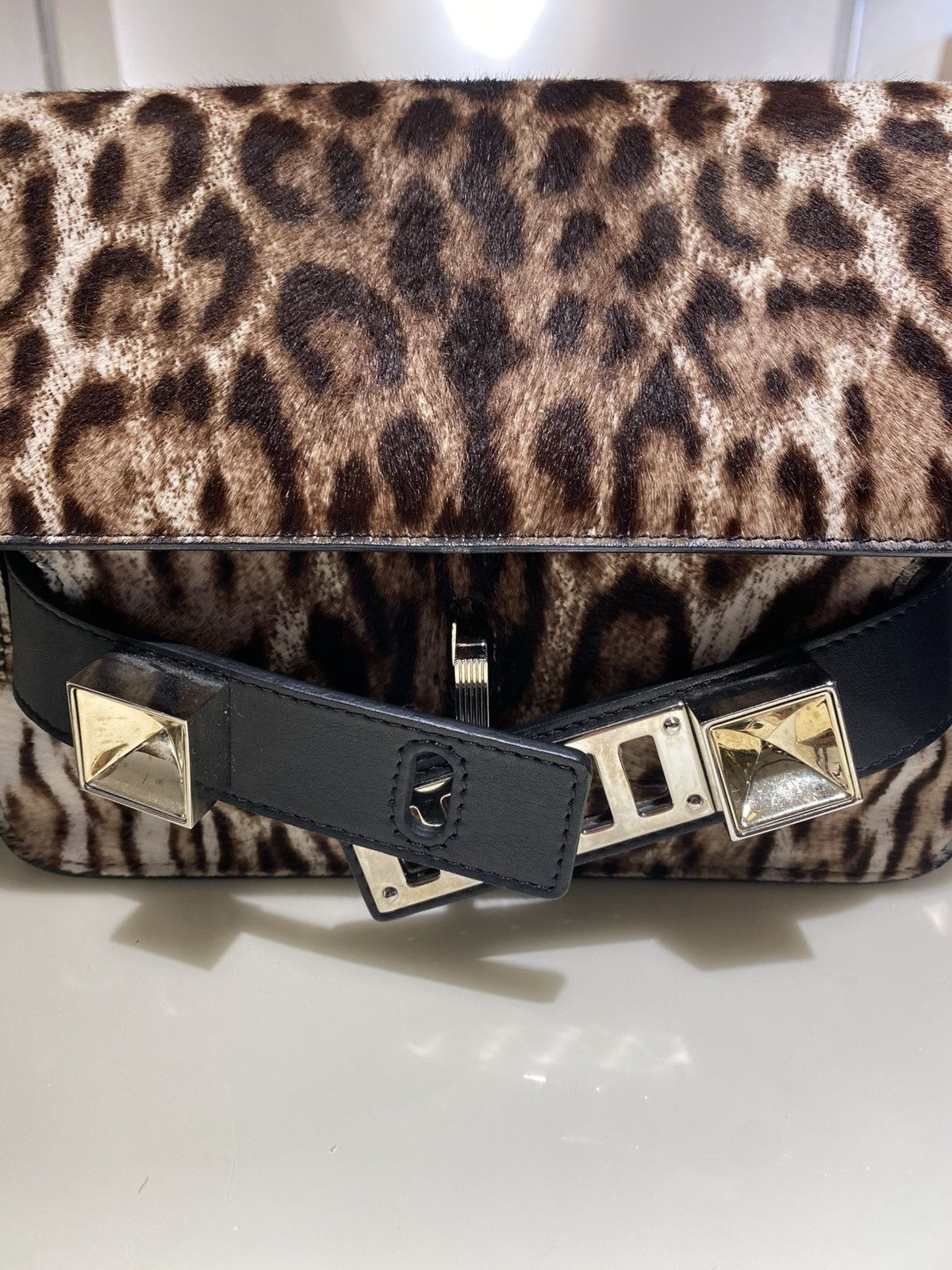 Proenza Schouler Proenza Calf Hair Leopard Mini PS11 Classic Shoulder bag Size ONE SIZE - 10 Thumbnail