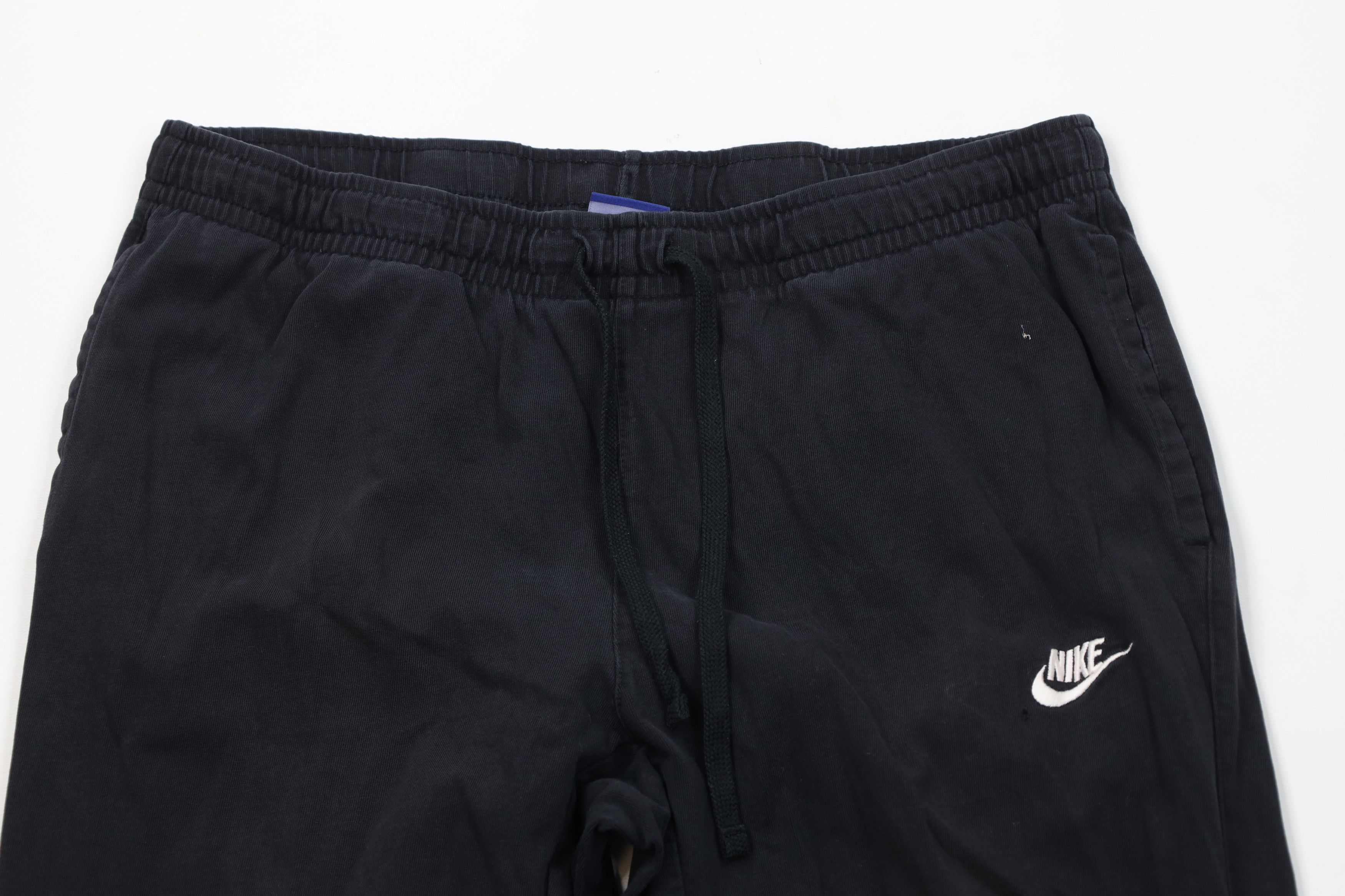 Nike Vintage Y2K Nike Scott Mini Swoosh Sweatpants Black Cotton Size US 38 / EU 54 - 2 Thumbnail