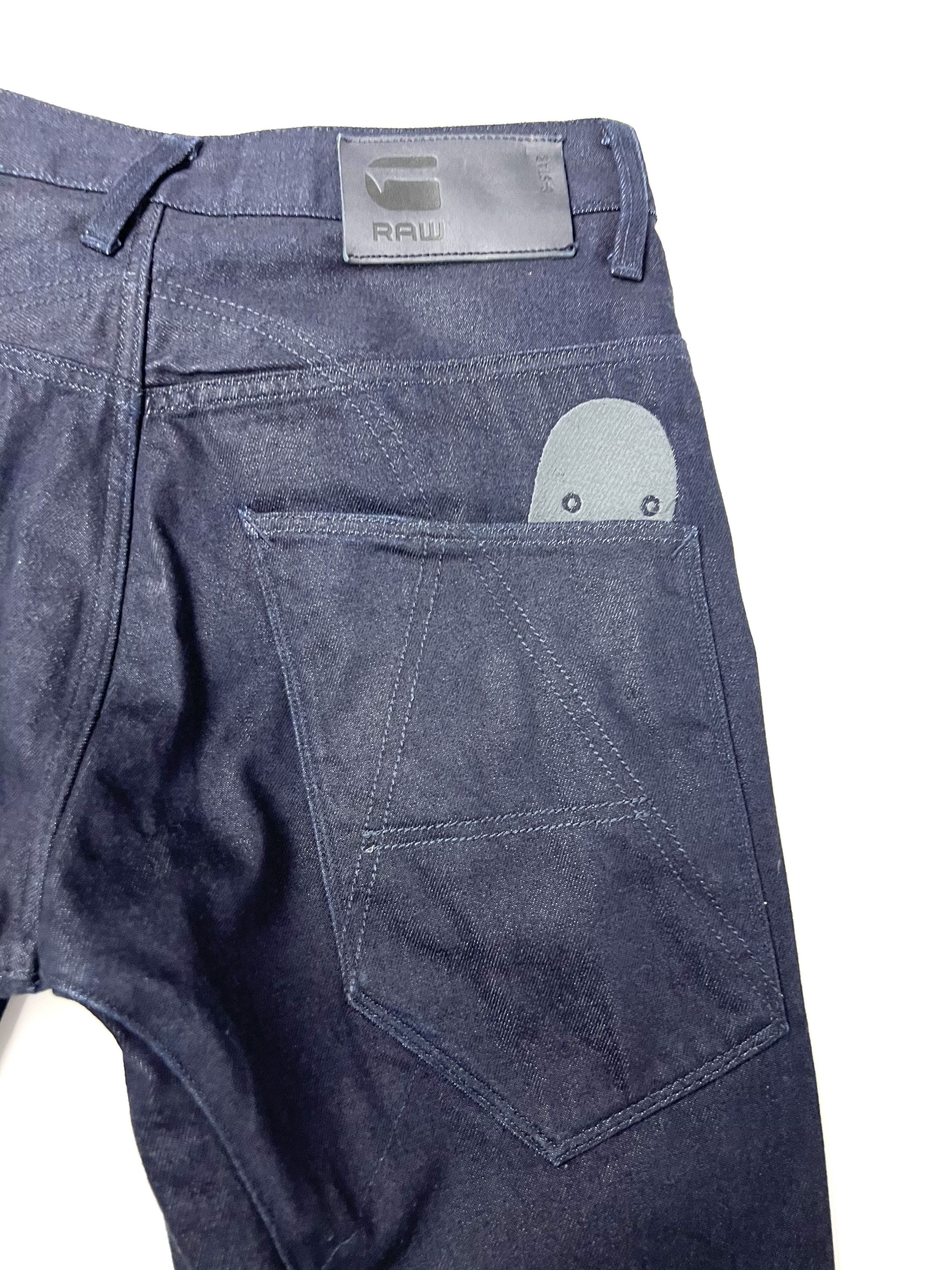 G-Star × Pharrell NEW, G-STAR ORIGINALS RAW LOW CROTCH DENIM SHORTS Size US 30 / EU 46 - 18 Thumbnail