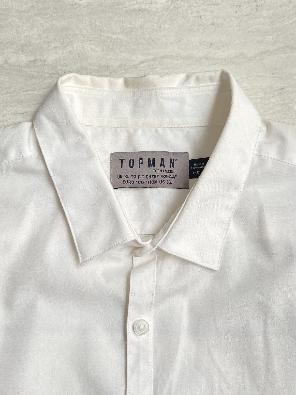 Topman TOPMAN White Shirt Size US L / EU 52-54 / 3 - 10 Thumbnail