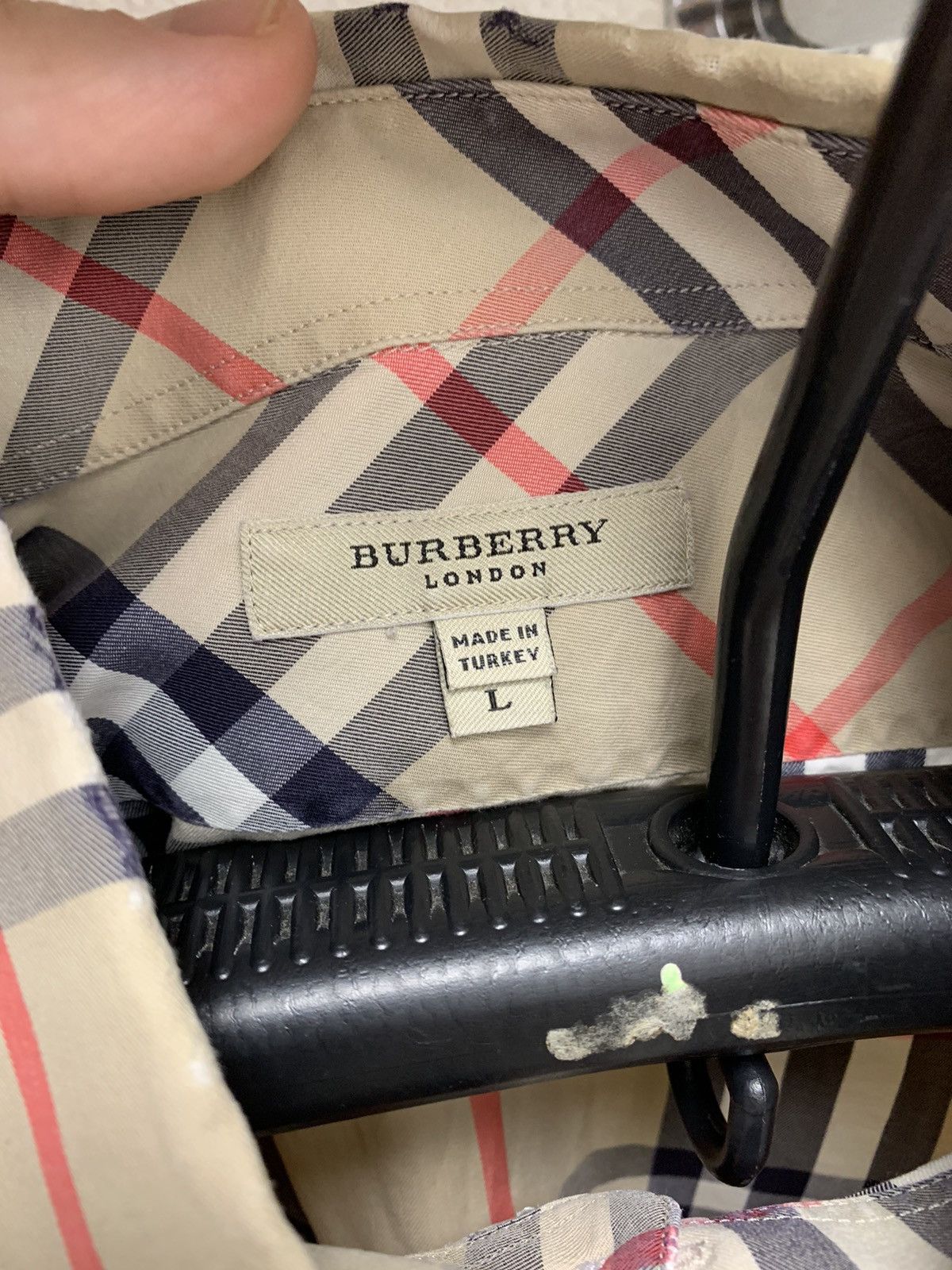 Burberry Burberry nova check fullprint shirt L sz Size US L / EU 52-54 / 3 - 5 Thumbnail