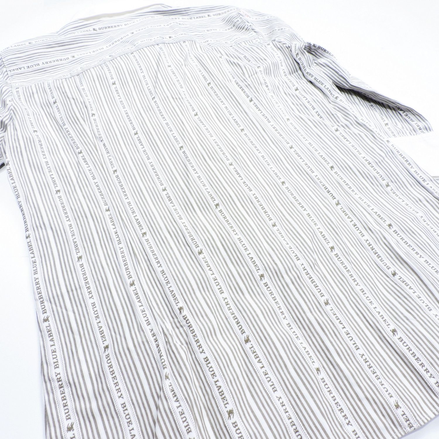 Burberry BURBERRY BLUE LABEL STRIPED MONOGRAM LONG SLEEVE SHIRT Size XS / US 0-2 / IT 36-38 - 10 Thumbnail