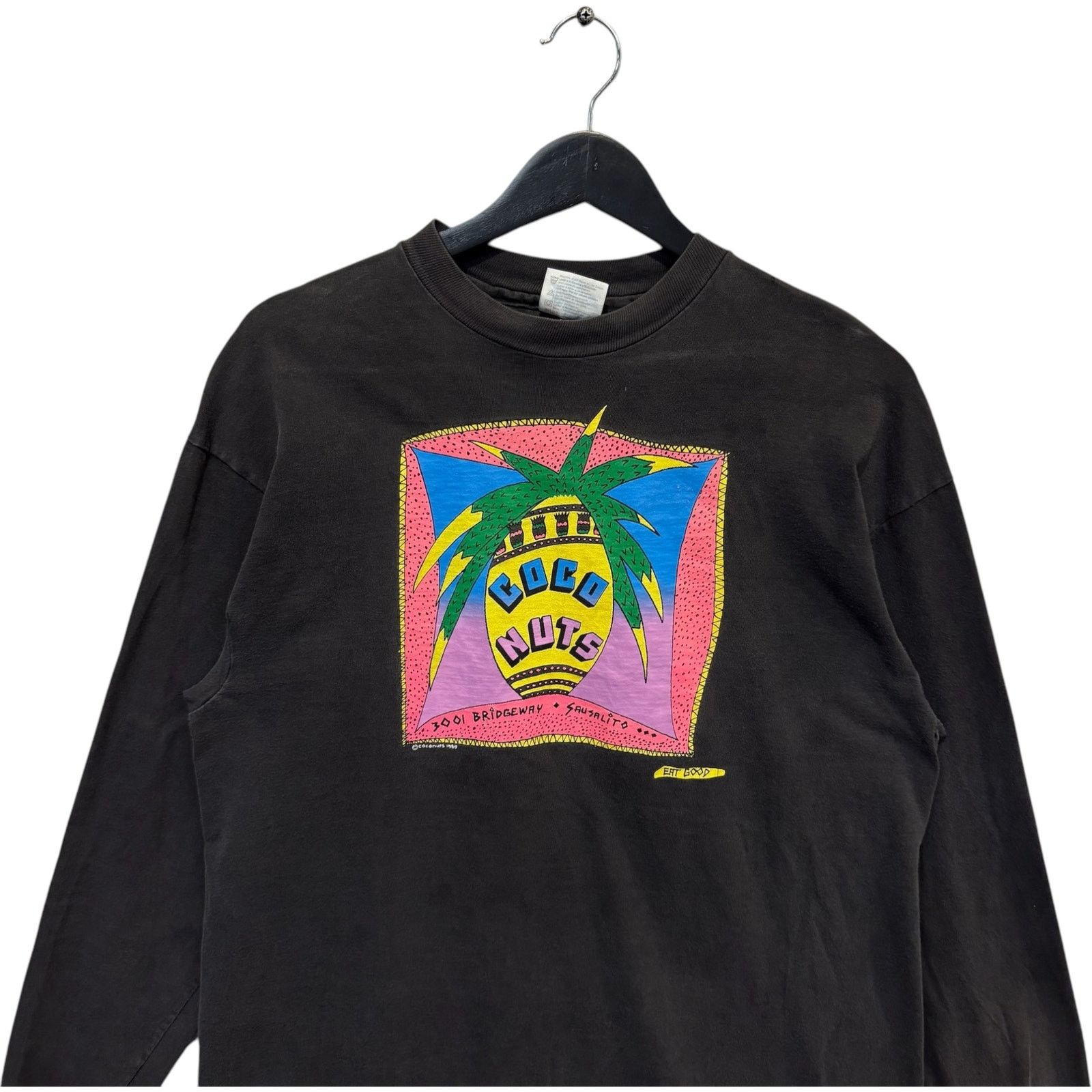 Hanes Vintage Coco Nuts Sausalito Souvenir Long Sleeve 90s Large Size US L / EU 52-54 / 3 - 2 Thumbnail
