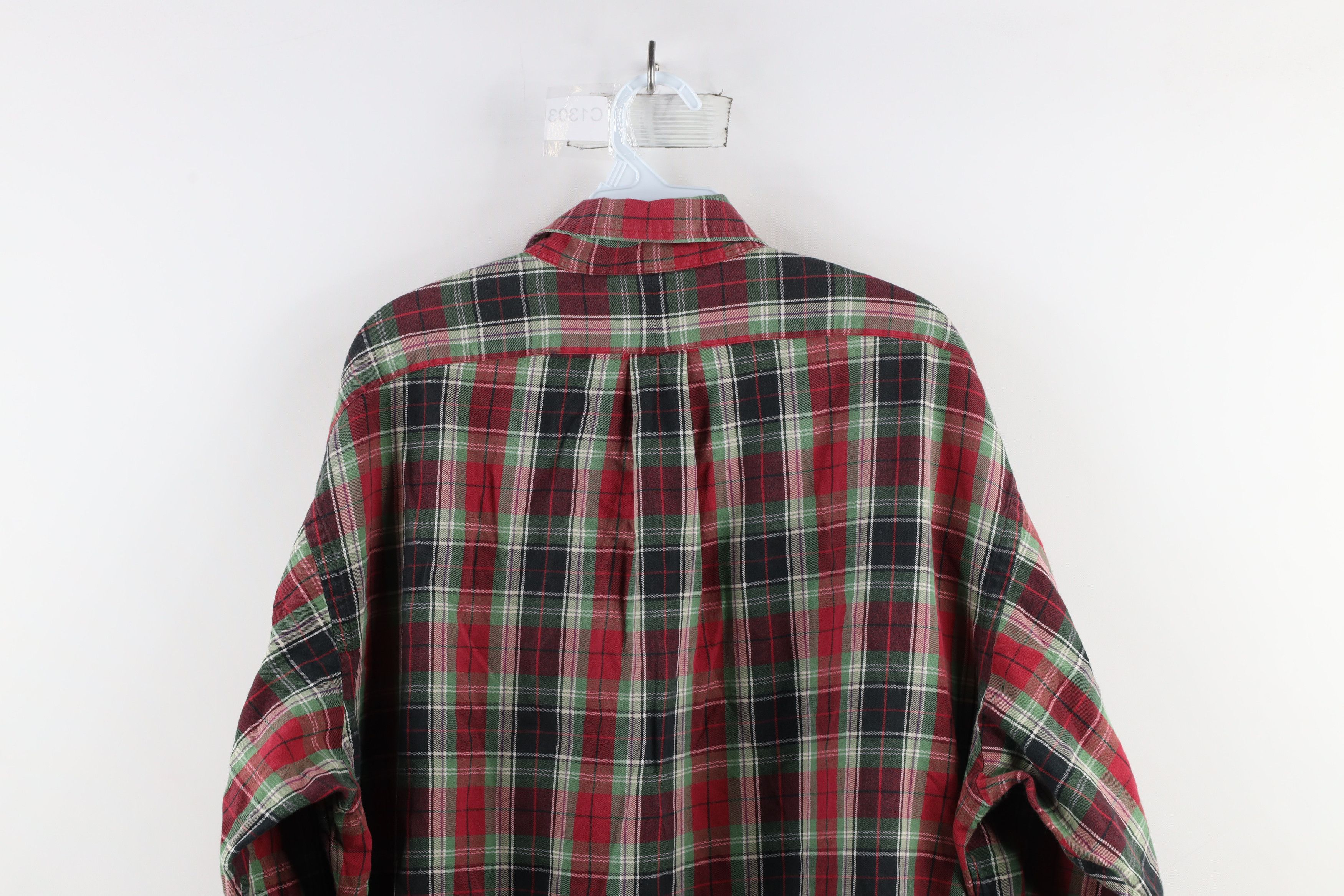 Ralph Lauren × Vintage Vintage 90s Ralph Lauren Collared Button Down Shirt Plaid Size US XL / EU 56 / 4 - 8 Thumbnail