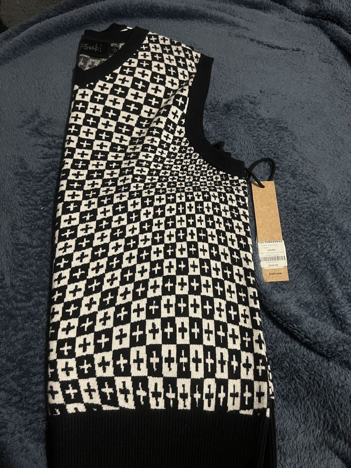 Ksubi Check Out Knit Vest Multi-ksubi size-small Size US S / EU 44-46 / 1 - 2 Thumbnail