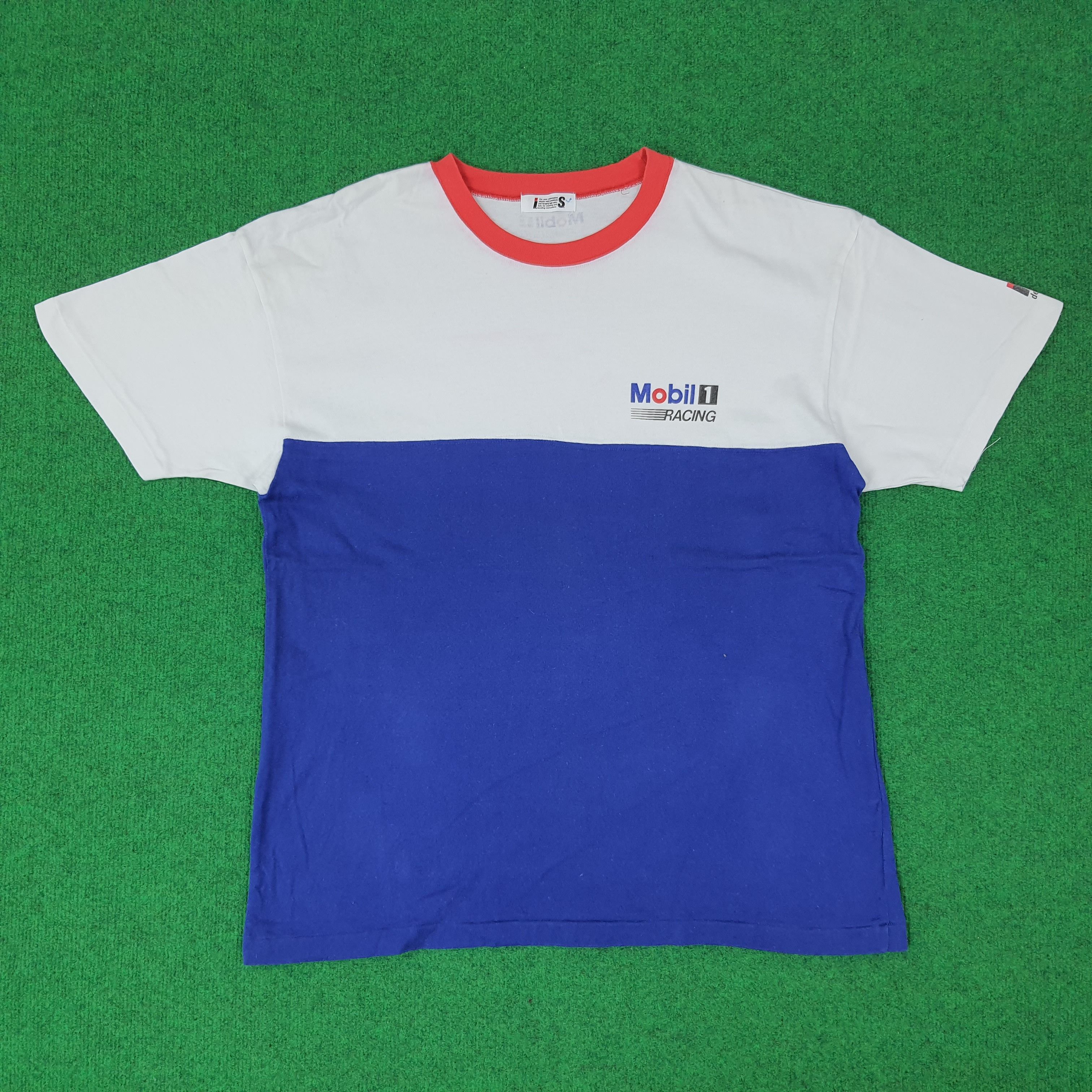 Issey Miyake Vintage Issey Miyake x Mobil 1 Racing Sport Tshirt C239N35 Size US L / EU 52-54 / 3 - 1 Thumbnail