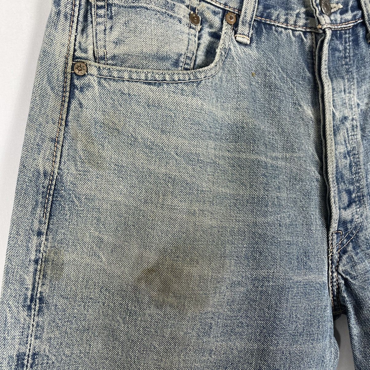 Japanese Brand × Warehouse 🔥Trash🔥🇯🇵Warehouse Stoned Washed Selvedge Dirty Denim Jeans Size US 32 / EU 48 - 8 Thumbnail
