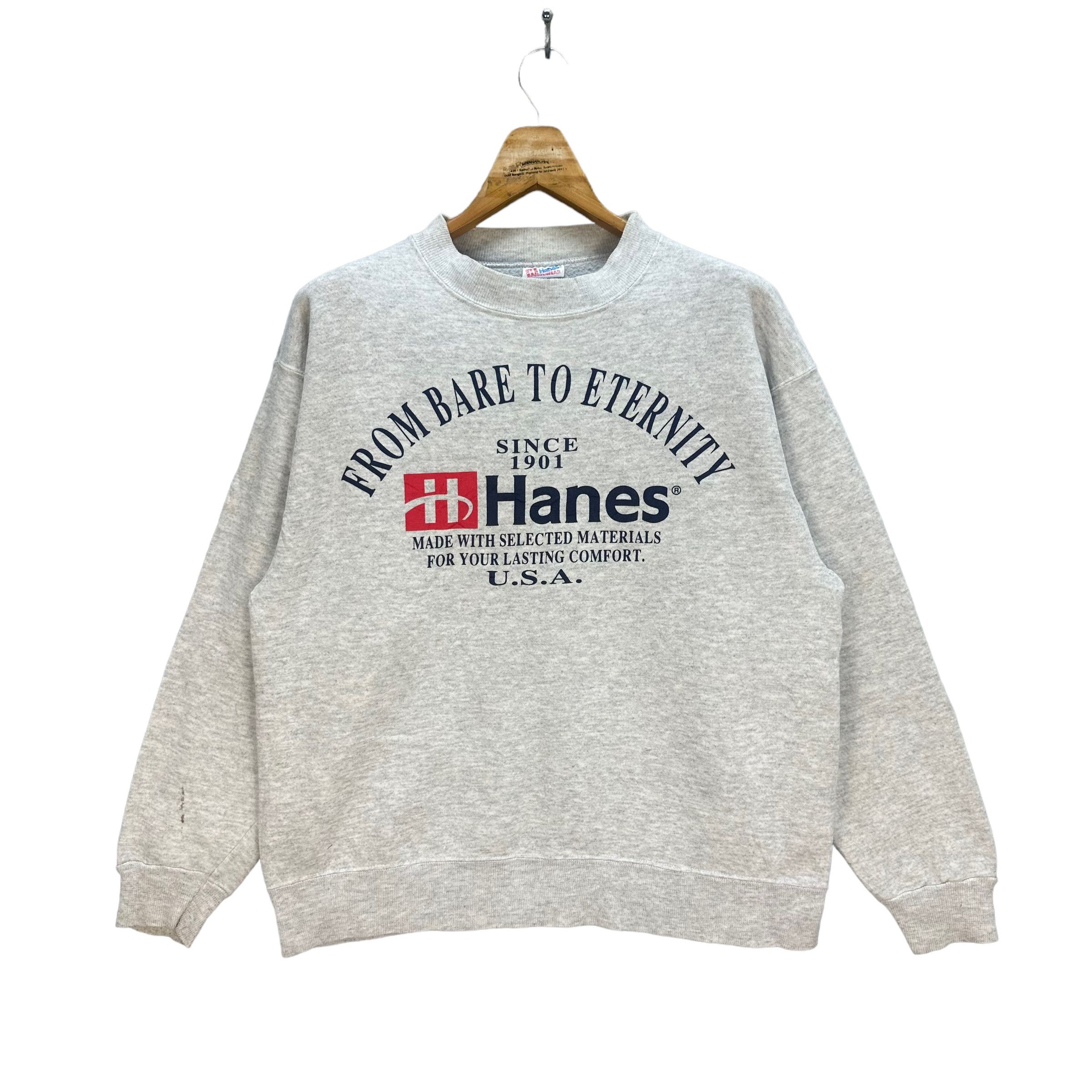 Hanes VINTAGE HANES SWEATSHIRTS #7955-192 Size US L / EU 52-54 / 3 - 1 Thumbnail