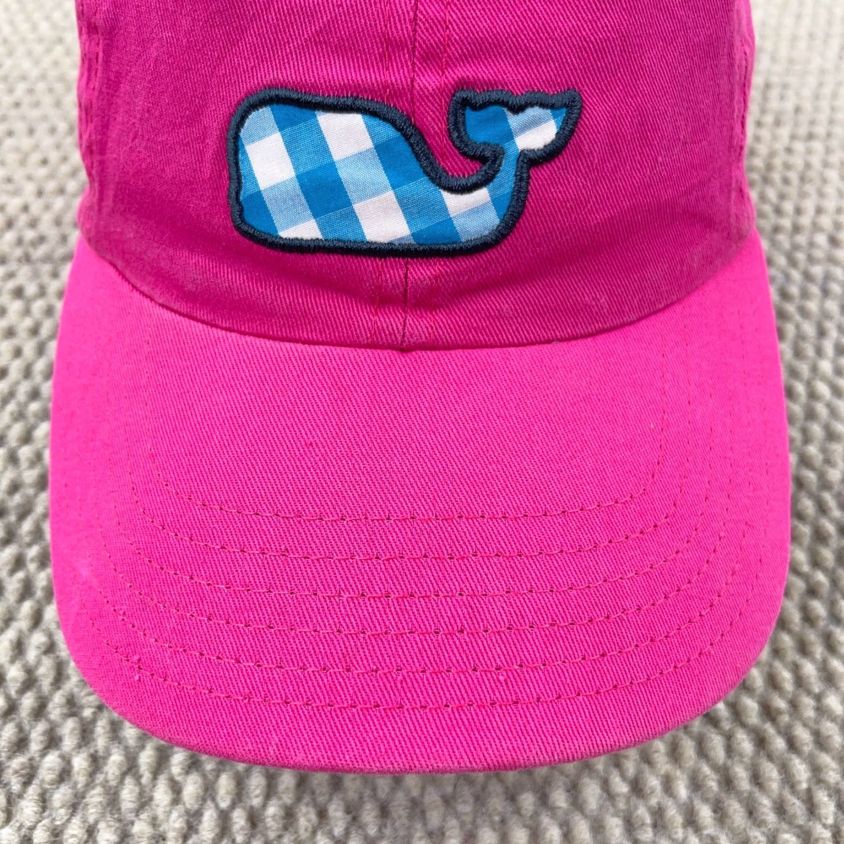 Vineyard Vines VINEYARD VINES Baseball Cap Adjustable Pink Twill Whale Mens 90s Retro Size ONE SIZE - 4 Thumbnail
