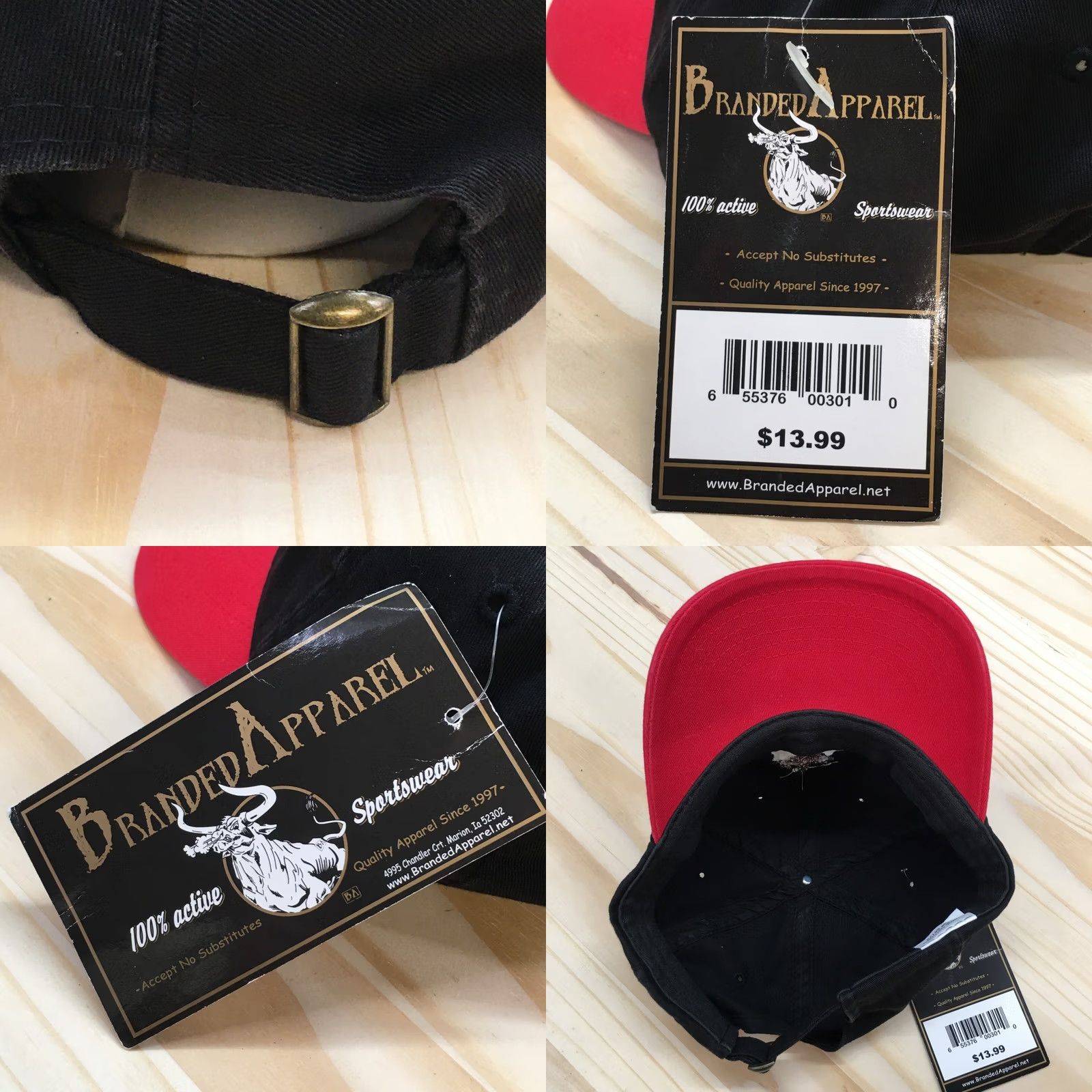 Vintage Elk River Baseball Cap Hat Mens Black One Size Curved Brim Embroidered Logo NWT Size ONE SIZE - 8 Thumbnail
