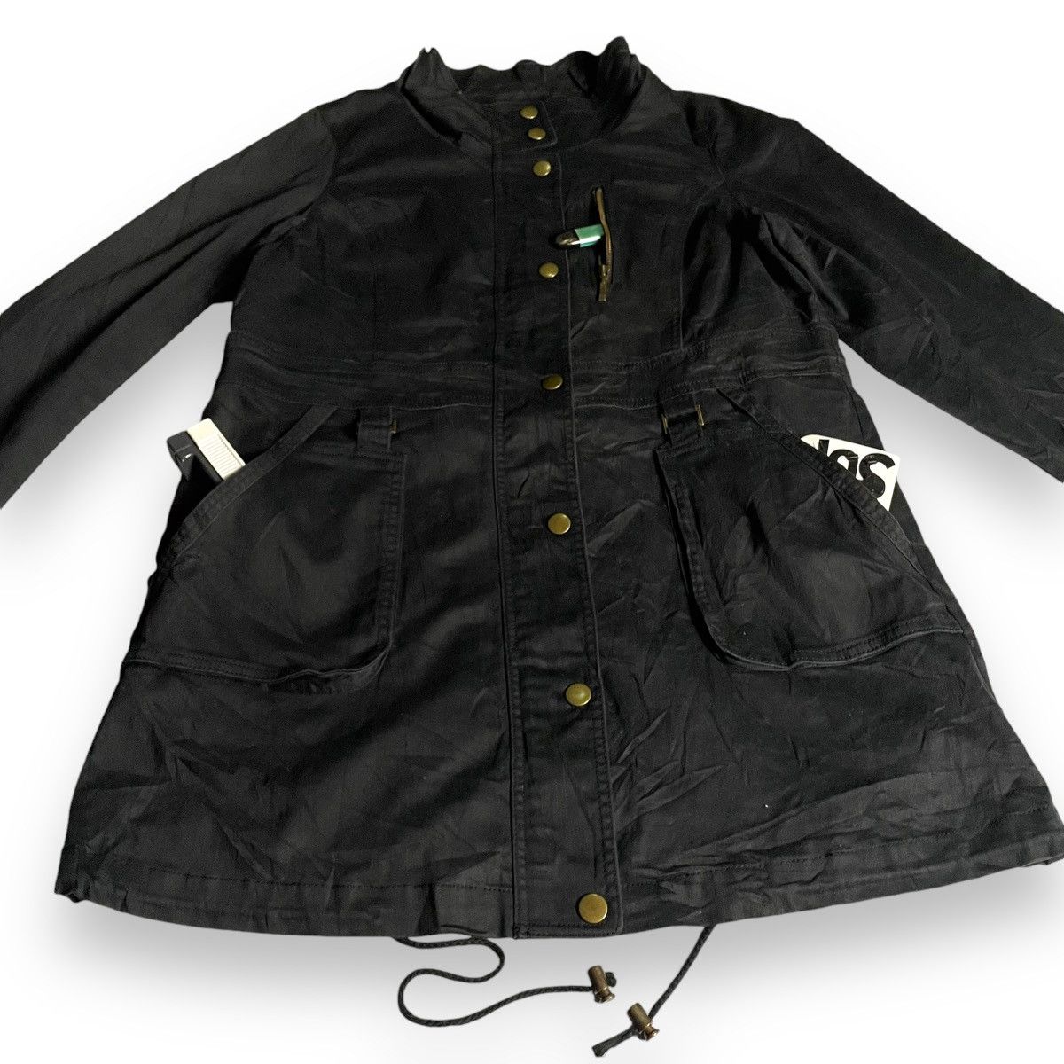 Japanese Brand × KMRii × Yasuyuki Ishii 🇯🇵 A.V.V STANDARD BONDAGE BUTTON UP FULL ZIP PARKA JACKET Size US M / EU 48-50 / 2 - 3 Thumbnail