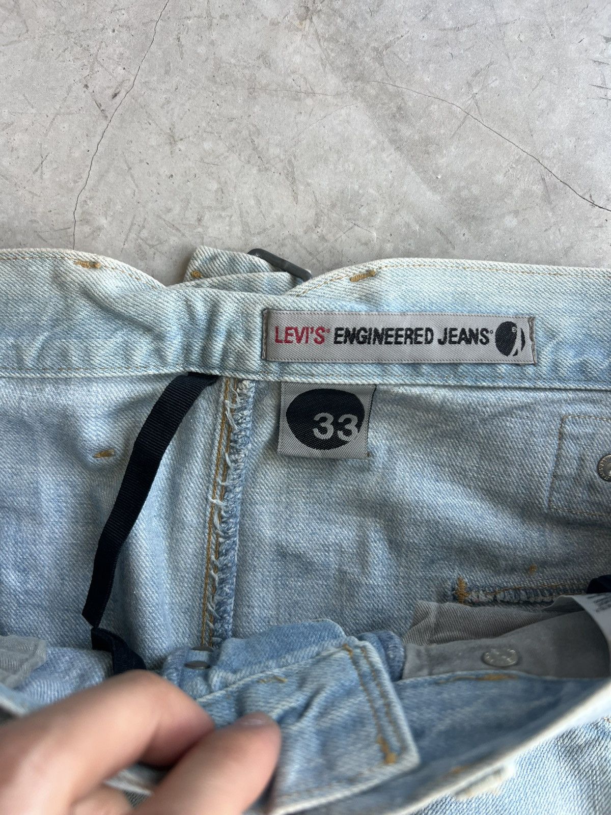 Levi's Levis Engineered Jeans Buckle Back Tag W33 Actual 36x34 Size US 33 - 4 Thumbnail