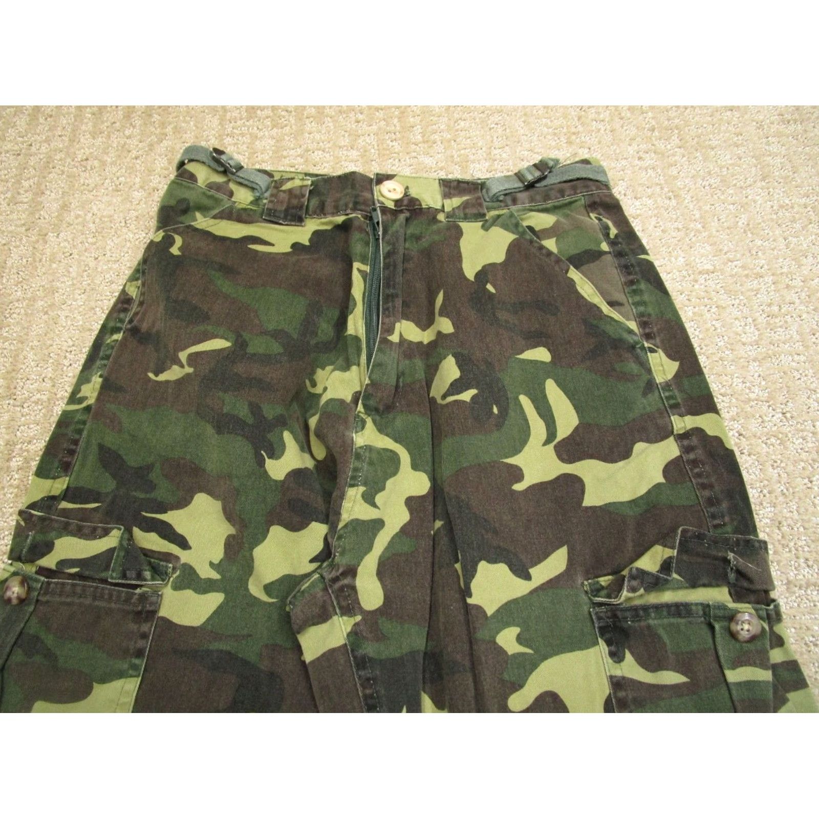 Vintage VINTAGE Game Winner Green Woodland Camo Cargo Pants Women L Regular Denim Cotton Cargo Pants Adult Womens Size 36" / US 14 / IT 50 - 2 Thumbnail