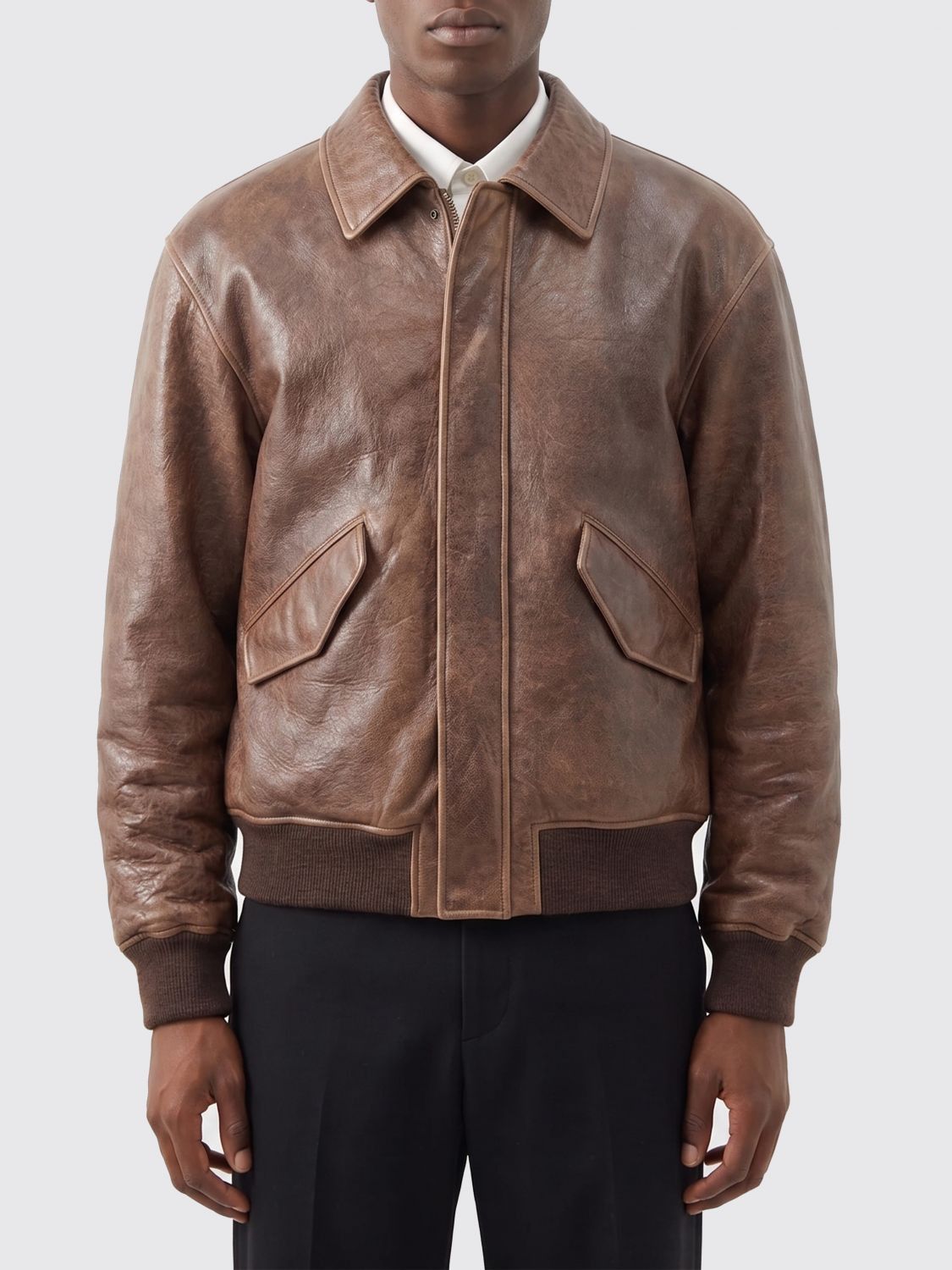 Saint Laurent Paris Saint Laurent Jacket Men Brown Size US L / EU 52-54 / 3 - 1 Thumbnail