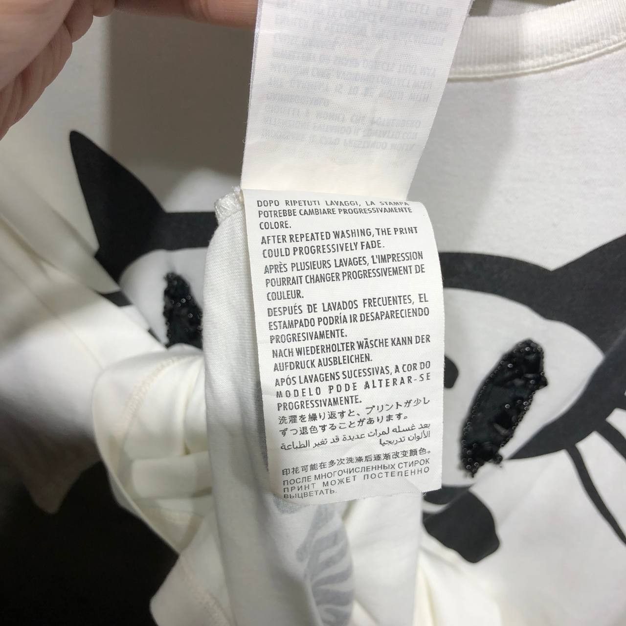 Gucci Gucci Cat eye Diamond Nail print tee Size US S / EU 44-46 / 1 - 15 Thumbnail