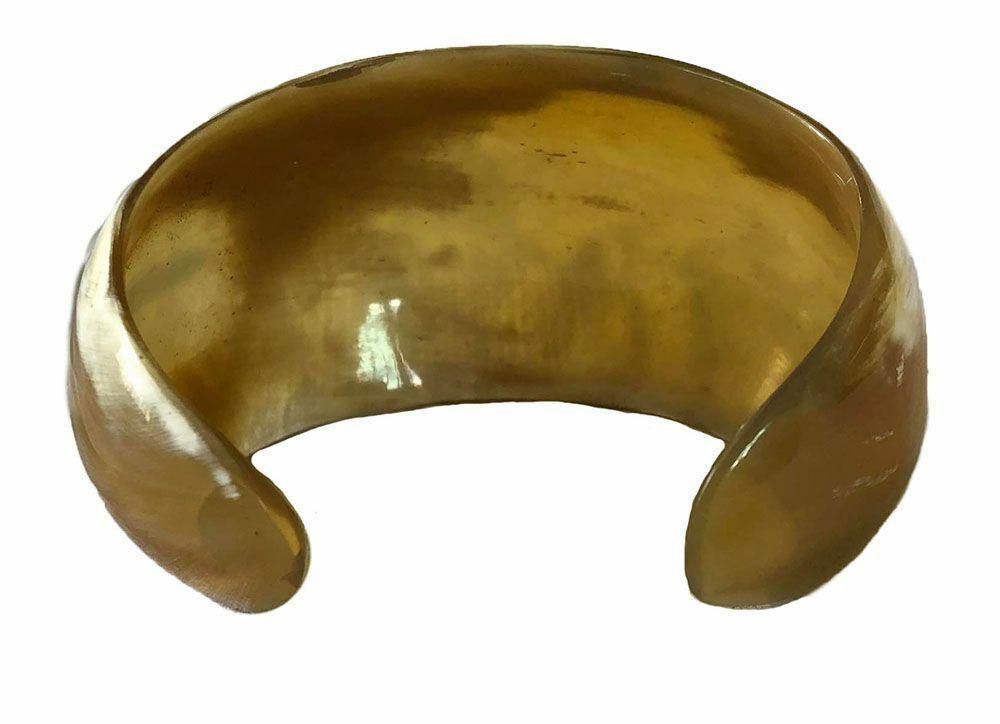New Textured Cow Horn Bracelet.
