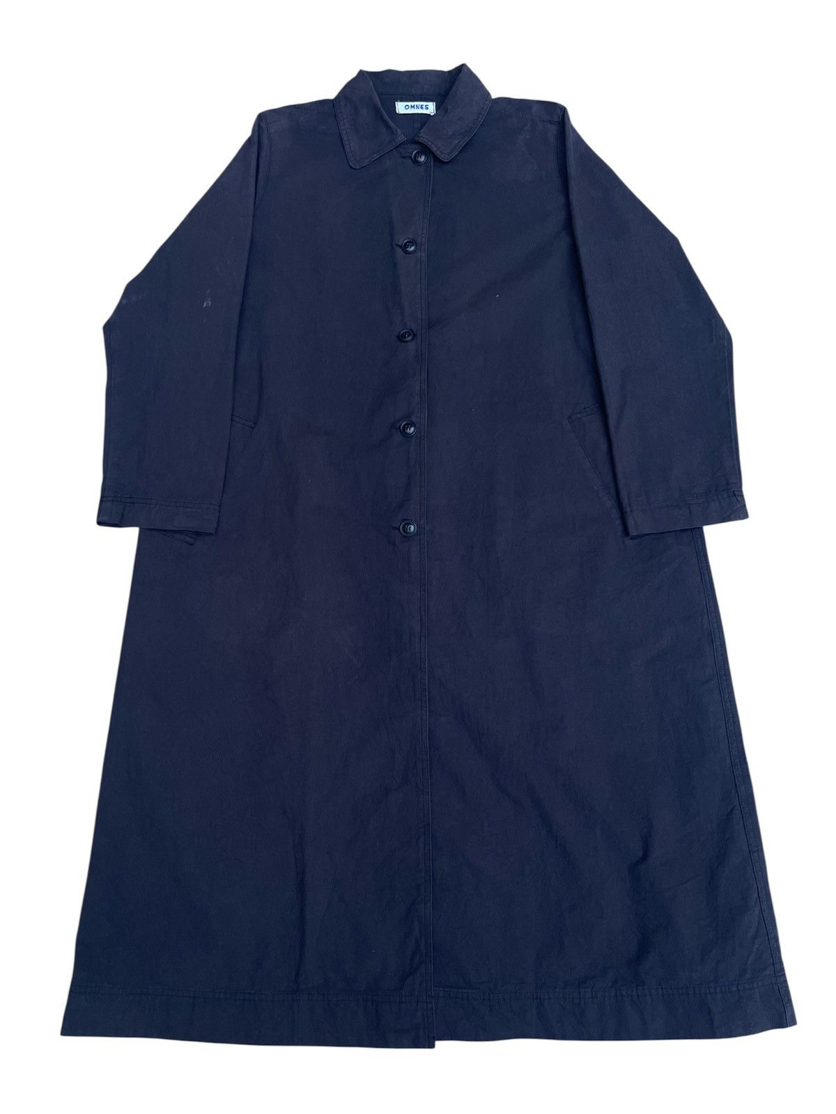 Japanese Brand OMNES Japanese Workwear Long Duster Shop Coat Jacket Size US L / EU 52-54 / 3 - 1 Thumbnail