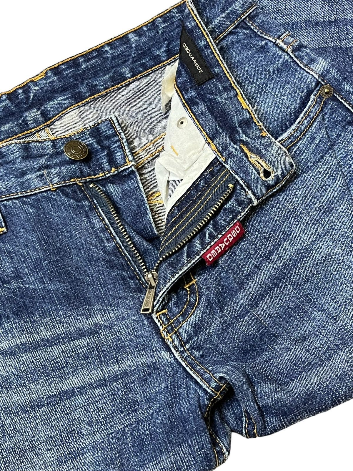 Dsquared2 SICK🔥DSQUARED2 JEAN SLIM FIT DISTRESSED STYLE JEANS Size US 30 / EU 46 - 13 Thumbnail