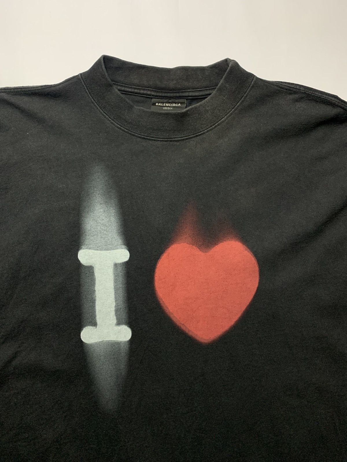 Balenciaga Balenciaga SS23 I Love Heart Tshirt Size US S / EU 44-46 / 1 - 2 Thumbnail