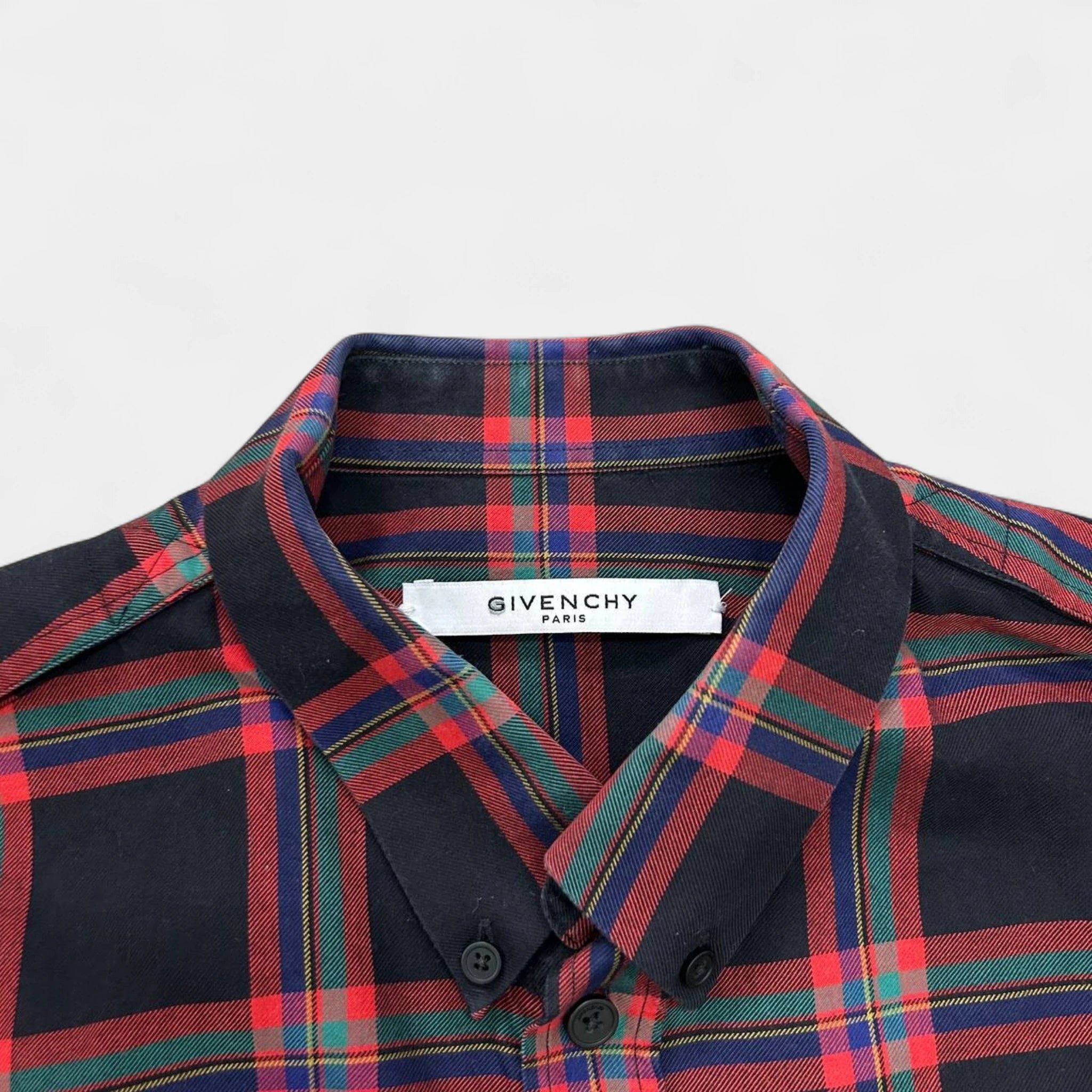 Givenchy Givenchy Plaid Button Down Shirt Size US L / EU 52-54 / 3 - 3 Thumbnail