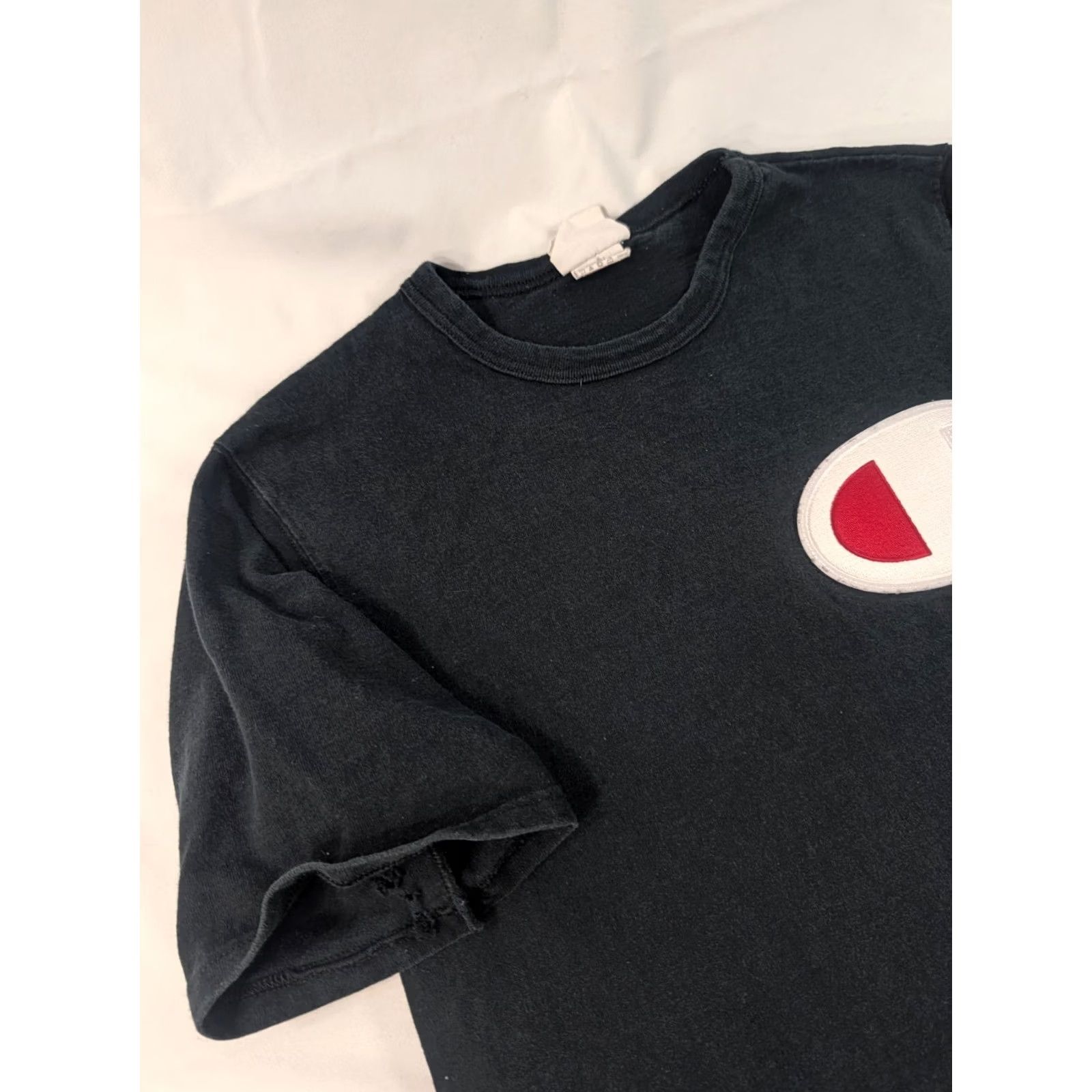 Champion Champion Shirt M Black Reverse Weave Logo Short Sleeve T-Shirt Mens Regular Casual Cotton Knit Crew Neck Size US M / EU 48-50 / 2 - 2 Thumbnail