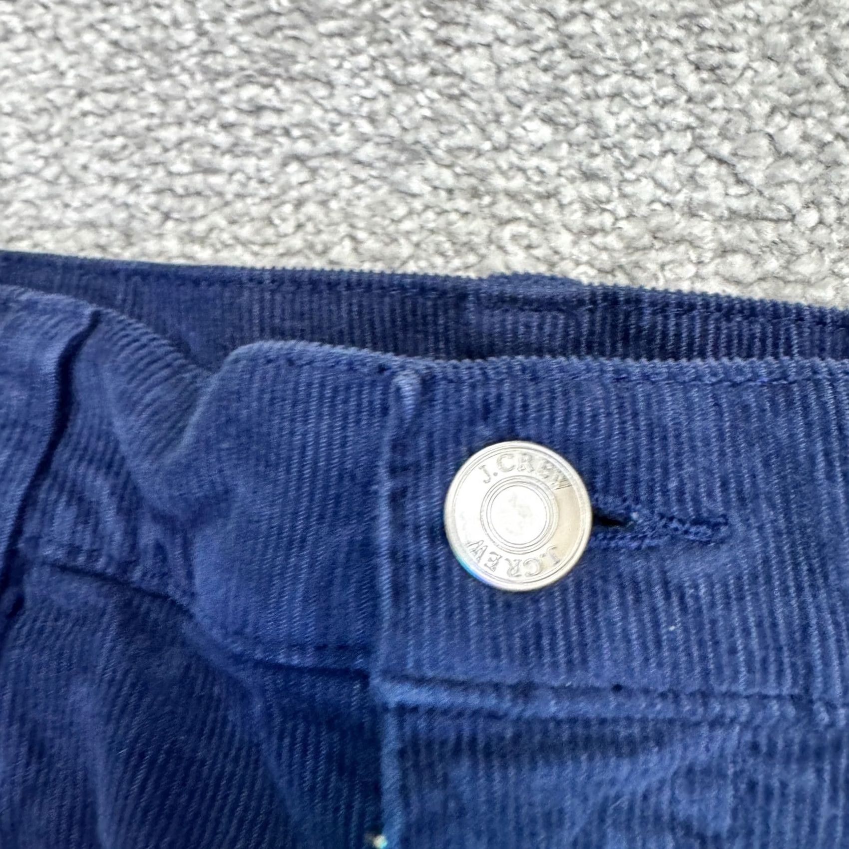 J.Crew J.Crew 1040 Athletic Fit Straight Corduroy Pants High Rise Womens 30 Navy Blue Size 30" / US 8 / IT 44 - 3 Thumbnail