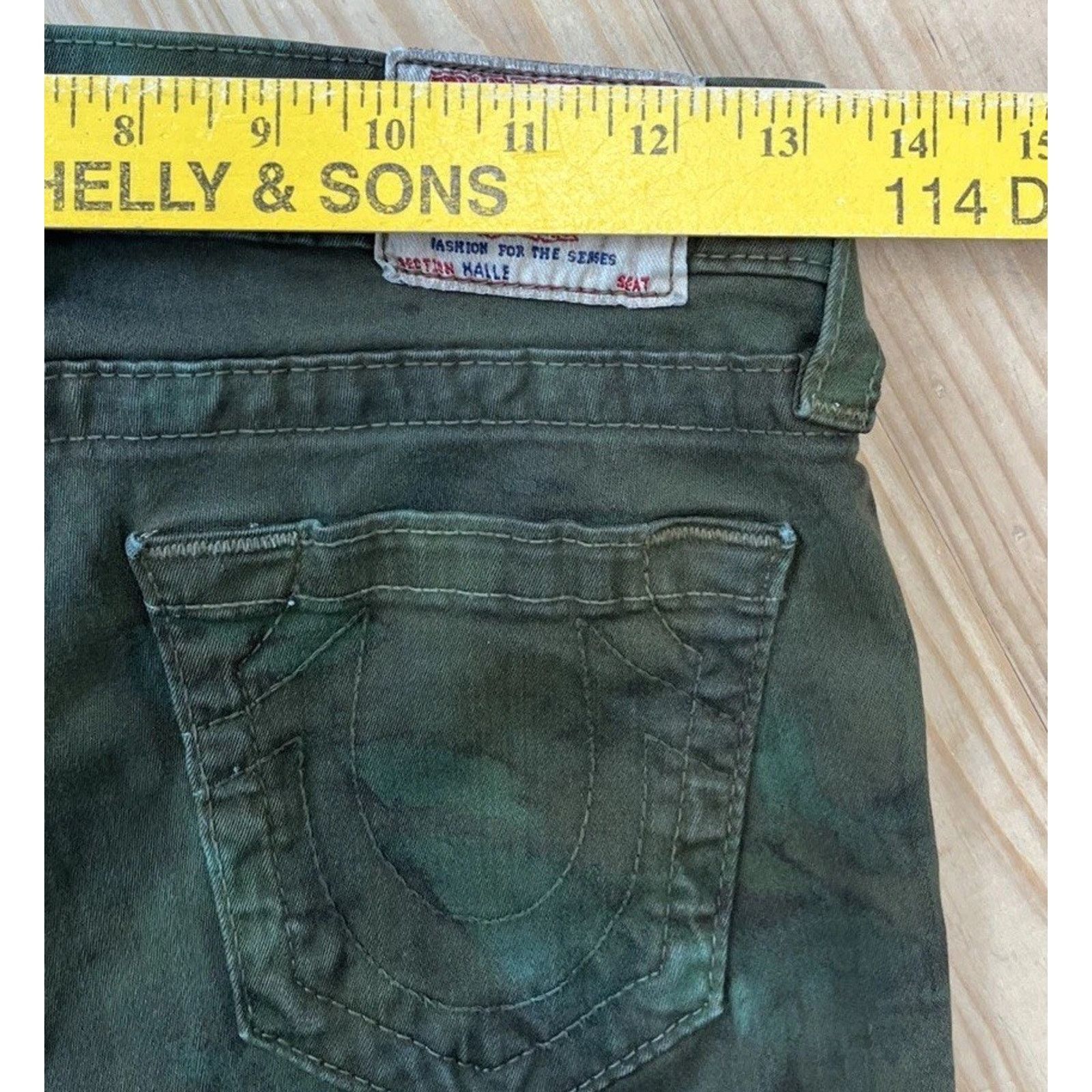 True Religion TRUE RELIGION Camouflage Women's 27 Jeans Faded Made In USA Size 27" / US 4 / IT 40 - 5 Thumbnail