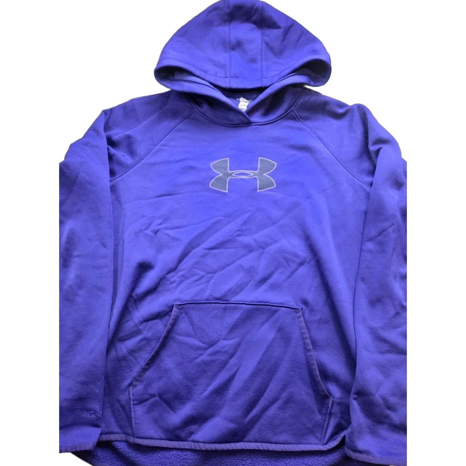Under Armour Under Armour Womens Storm Pullover Hoodie Sweatshirt L Purple Long Sleeve Logo Hooded Size L / US 10 / IT 46 - 1 Thumbnail