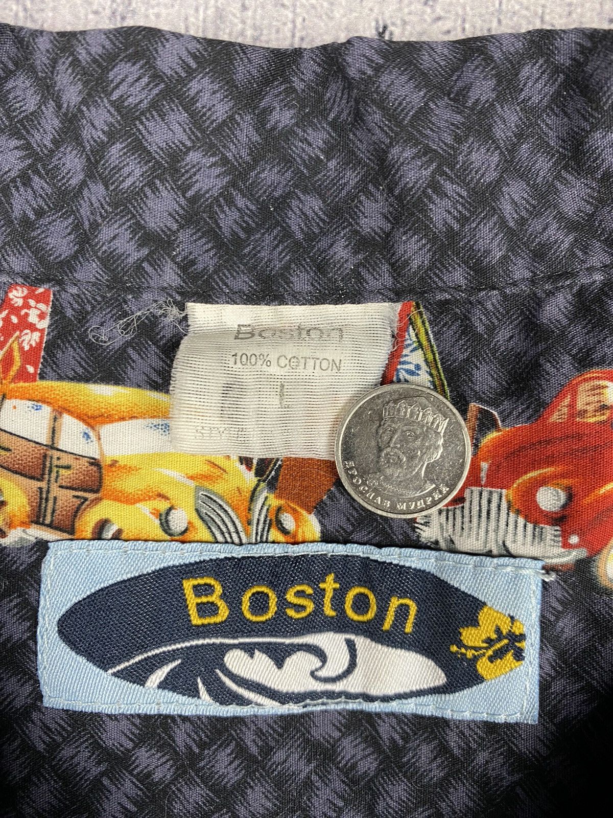 Vintage Vintage Boston Hawaii Crazy Shirt Button Up Size L Size US L / EU 52-54 / 3 - 11 Thumbnail