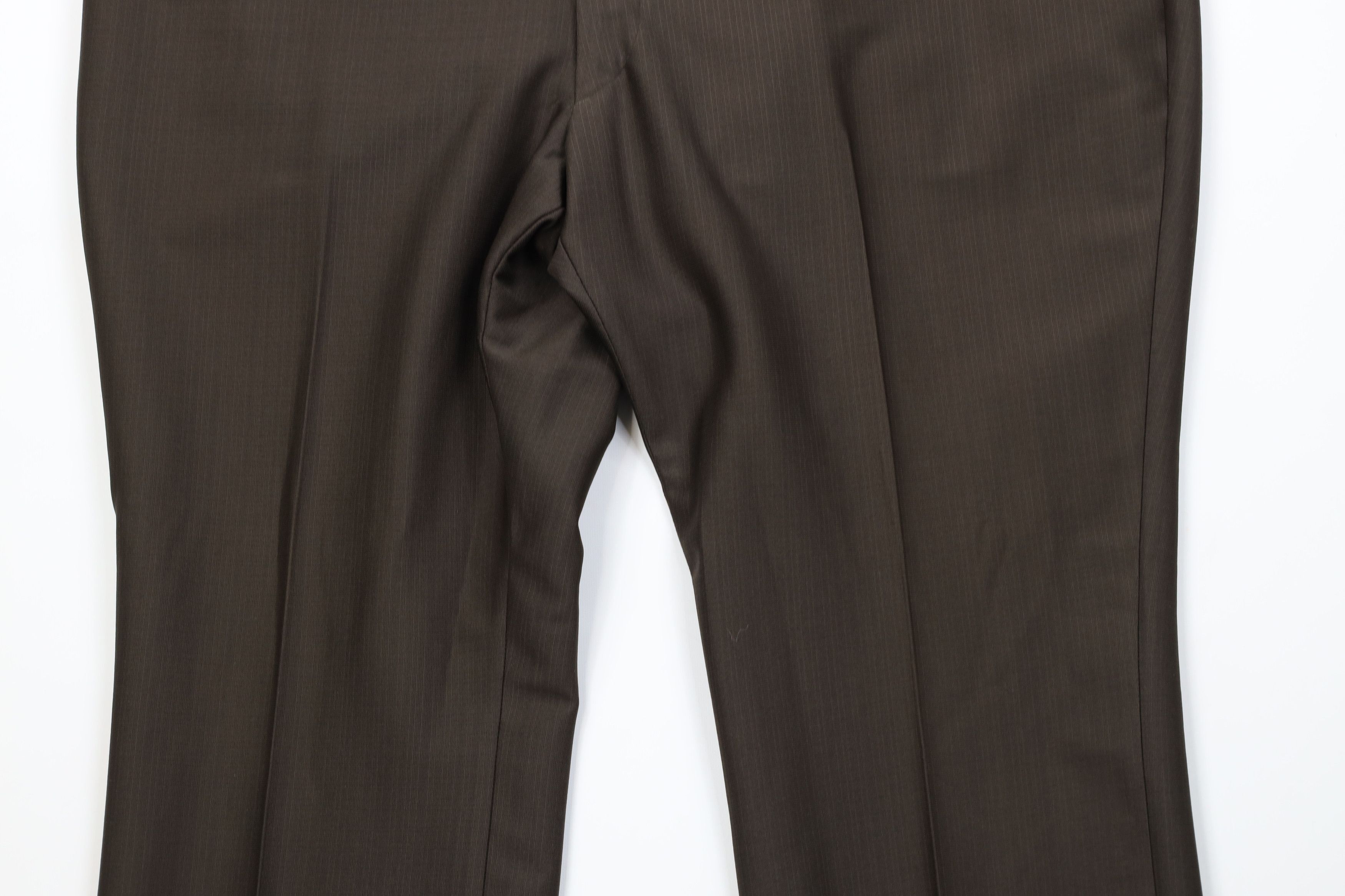 Vintage Vintage 70s Streetwear Knit Wide Leg Chino Pants Brown Size US 44 / EU 60 - 3 Thumbnail
