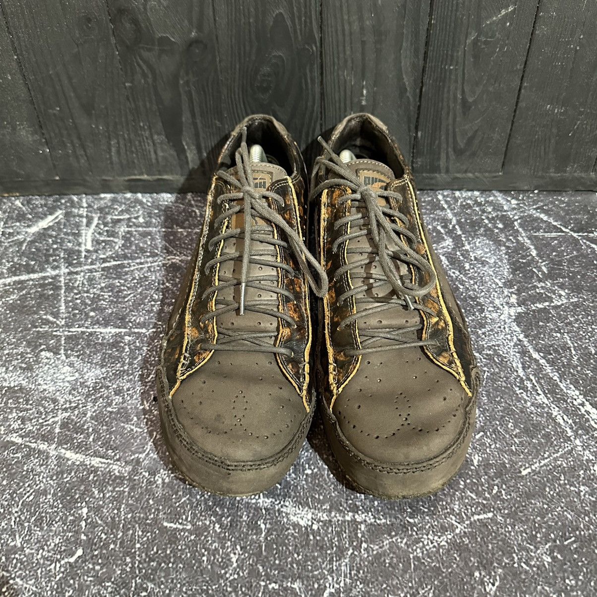 Puma Vintage Puma Crocodile Patterned Leather Sneakers 10us43eu28 Size US 10 / EU 43 - 4 Thumbnail