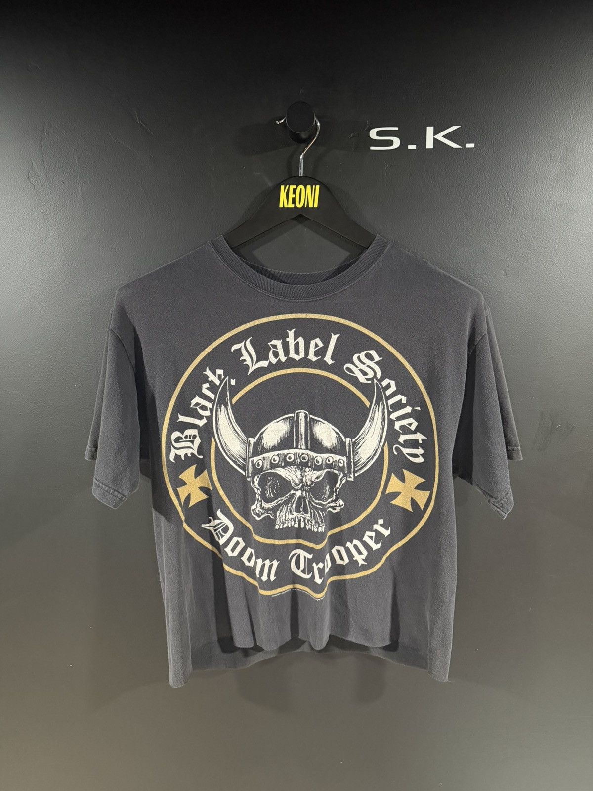 Band Tees 2009 Vintage Black Label Society Cropped Faded Band Tee M Size US M / EU 48-50 / 2 - 1 Thumbnail