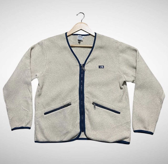 The North Face Vintage The North Face Fleece Cardigan Zip Up Size US L / EU 52-54 / 3 - 3 Thumbnail