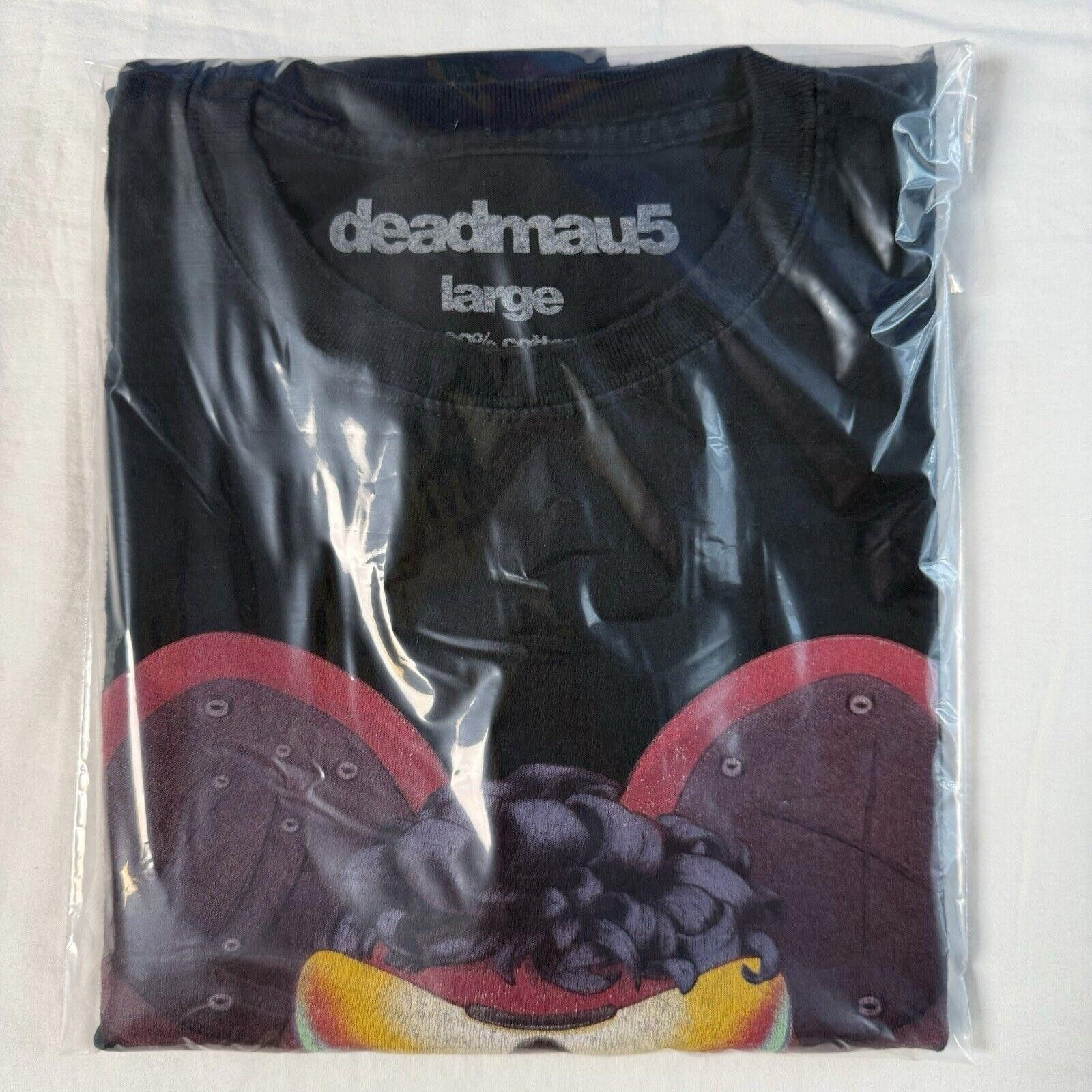 Designer Ultra Rare deadmau5 T-Shirt Size L Official EDM Size US L / EU 52-54 / 3 - 6 Thumbnail