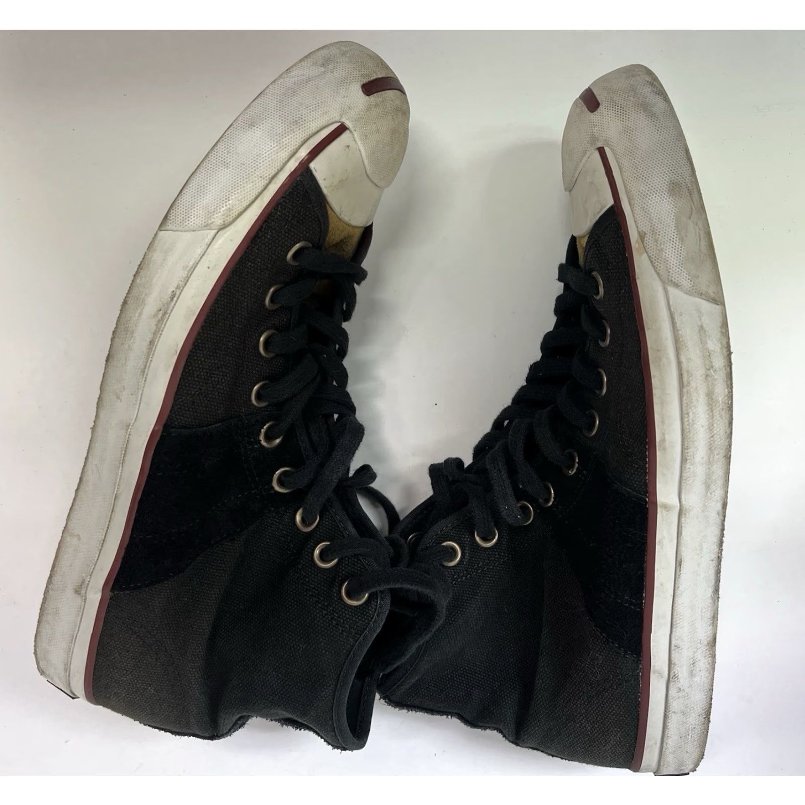 Converse Converse Jack Purcell Deus Ex Machina High Top Men Size 10 Black Leather Cap Toe Sneakers City Classic Designer Skater Limited Edition Size US 9 / EU 42 - 7 Thumbnail