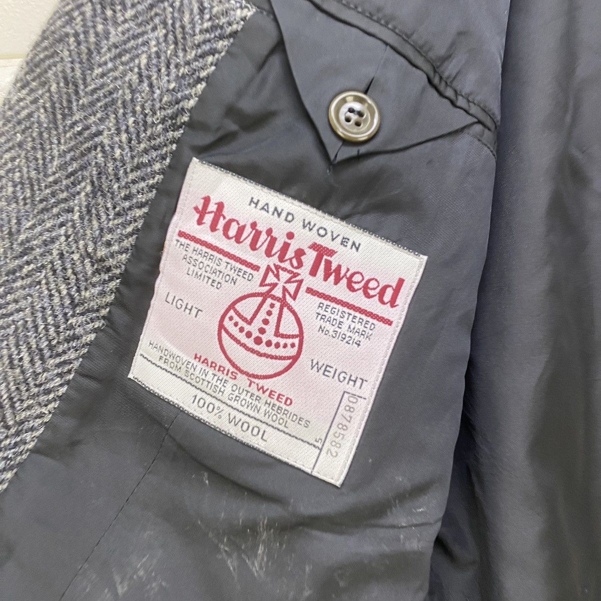 Harris Tweed 🔥Vintage Harris Tweed X Ppfm Peyton Place Herringbone Wool Size US M / EU 48-50 / 2 - 4 Thumbnail