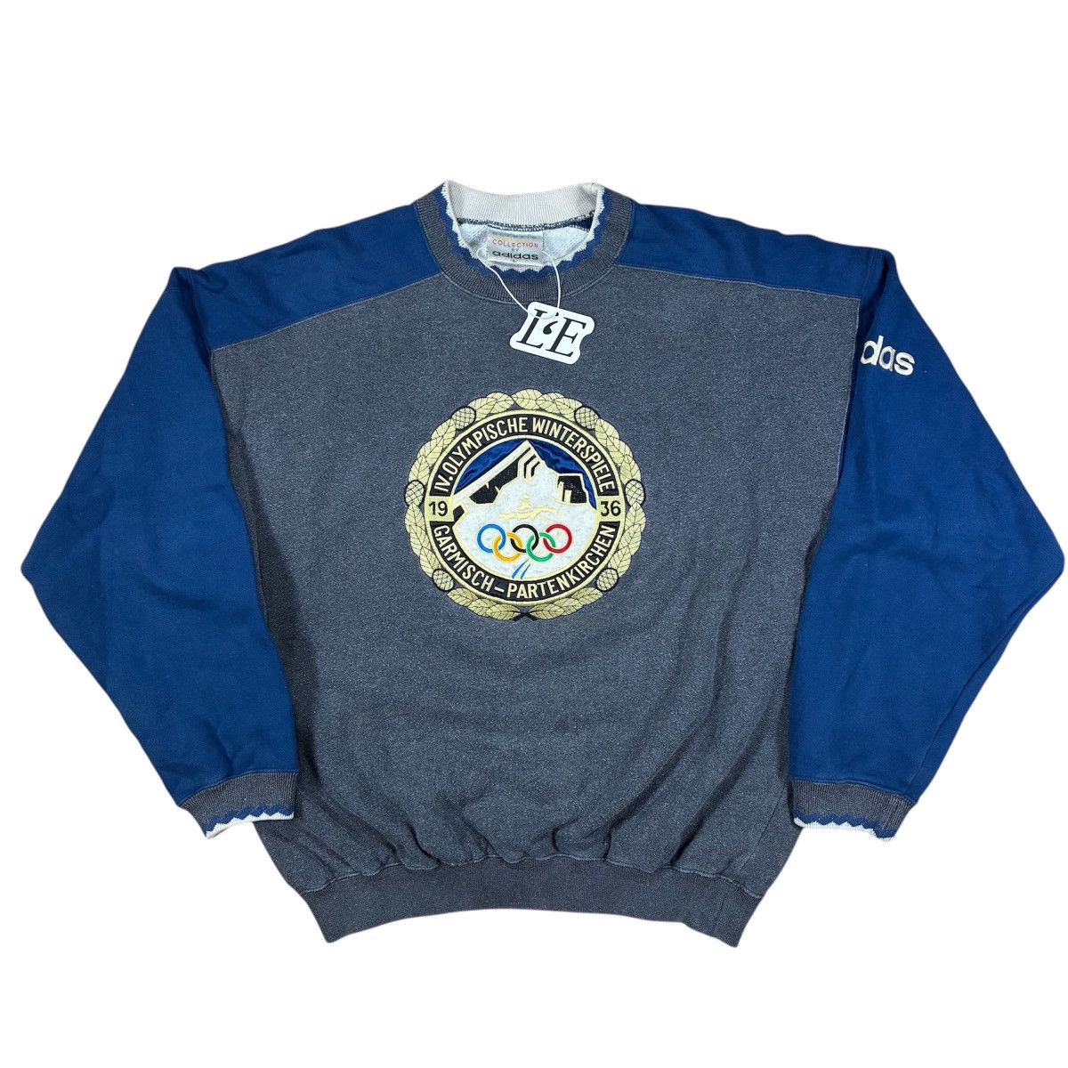 Adidas Mens Vintage Sweatshirt Adidas Olympic Games Size M-L Size US M / EU 48-50 / 2 - 1 Thumbnail