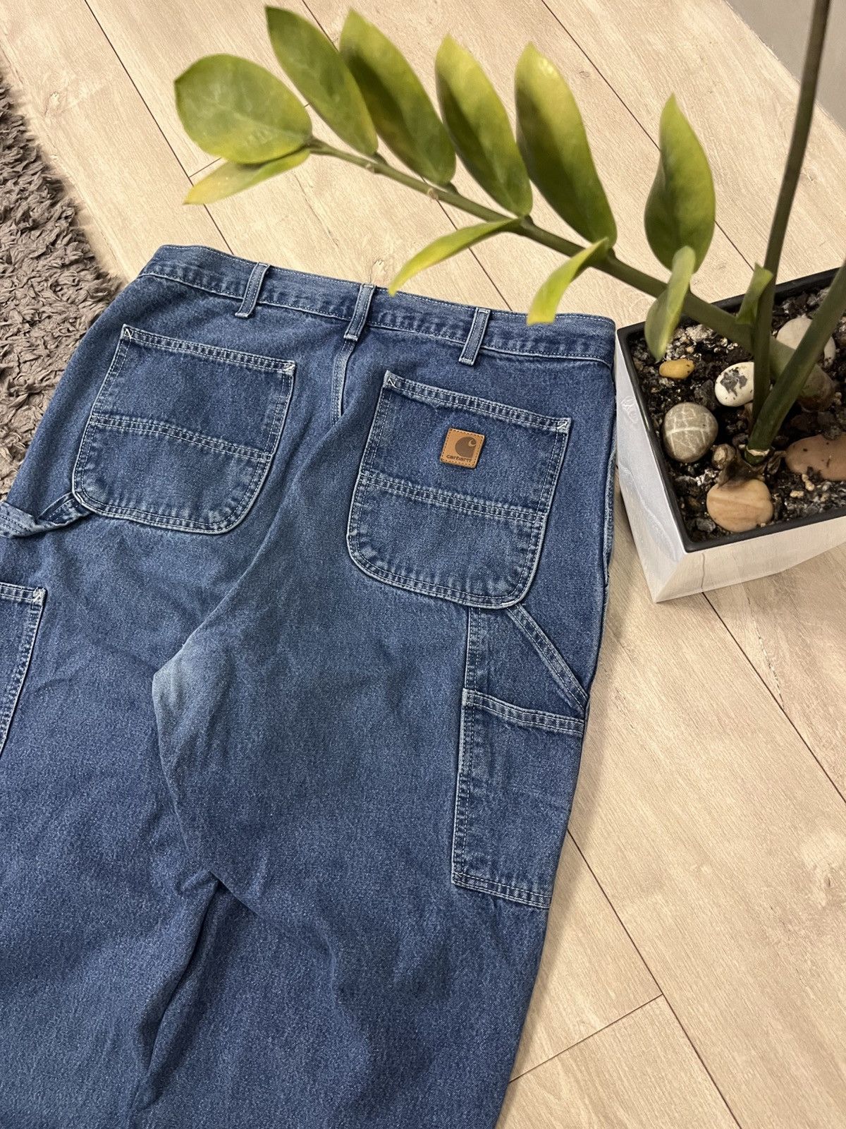 Carhartt 🔥90’s Carhartt Double Knee Cargo Y2k Carpenters Work Pants Size US 36 / EU 52 - 3 Thumbnail