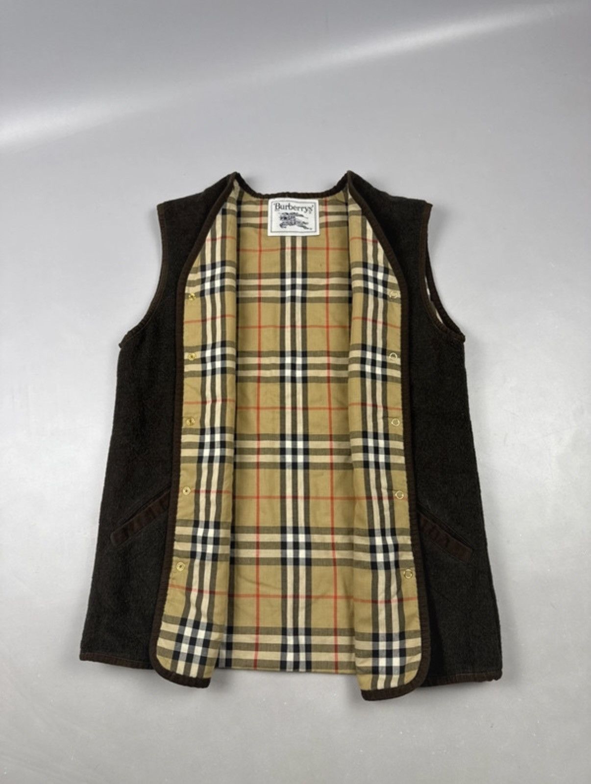 Burberry Burberry veste brown vintage novacheck Size US S / EU 44-46 / 1 - 8 Thumbnail