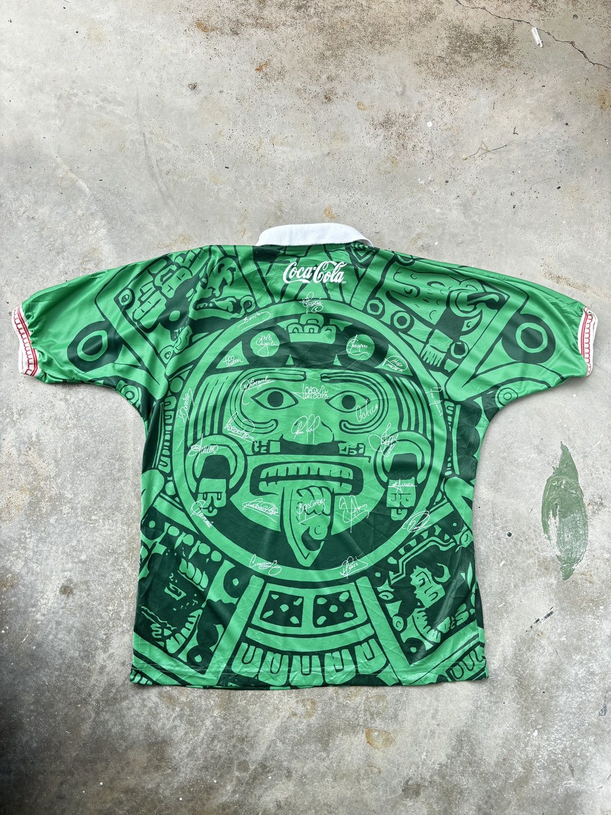 Vintage Vintage 1998 Mexico Promo by Coca Cola Jersey Size US L / EU 52-54 / 3 - 2 Thumbnail