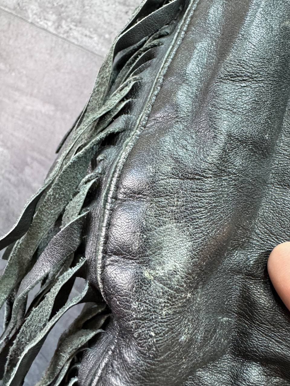 Other Vintage HARRO Leather Biker Jacket Western Moto Belted Rare Size M / US 6-8 / IT 42-44 - 12 Thumbnail