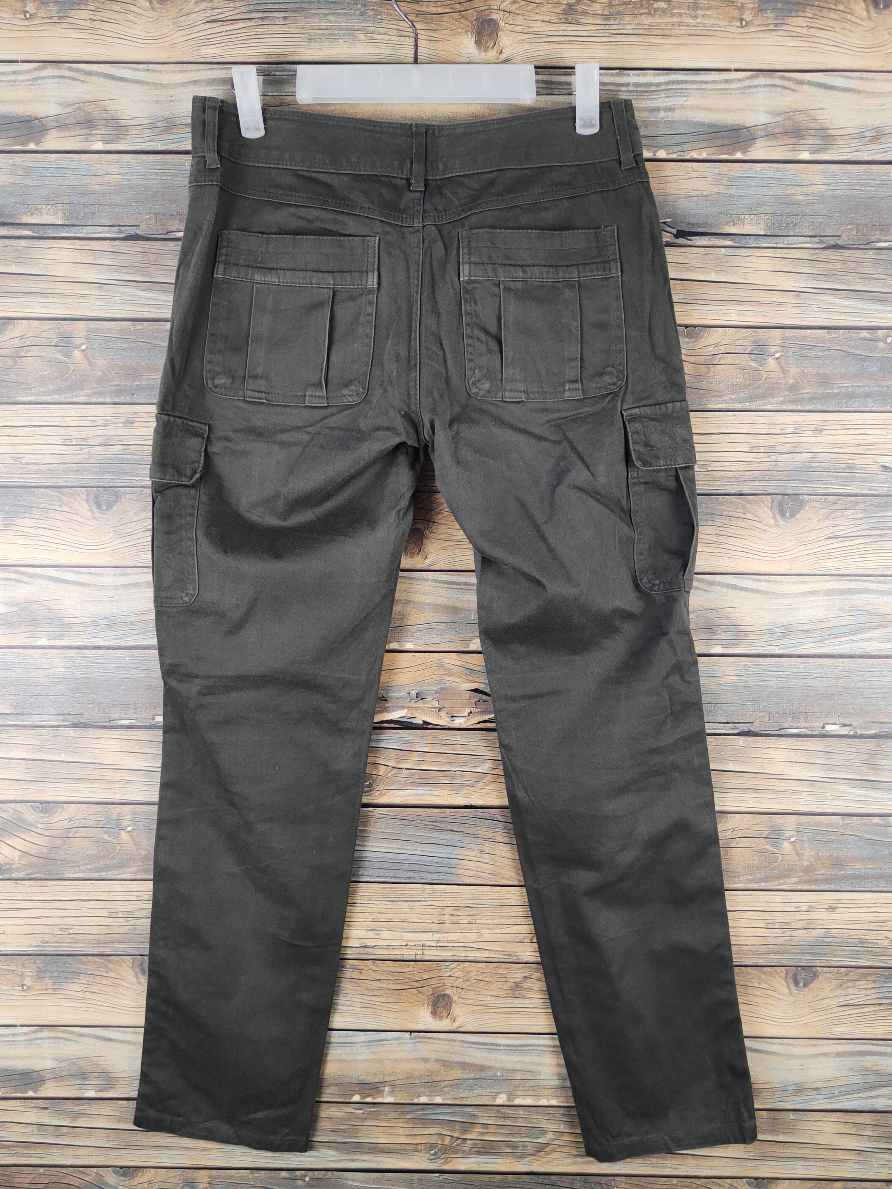 Japanese Brand DL Japanese Brand Dark Olive Multipocket Cargo Pants #2334 Size 28" / US 6 / IT 42 - 7 Thumbnail