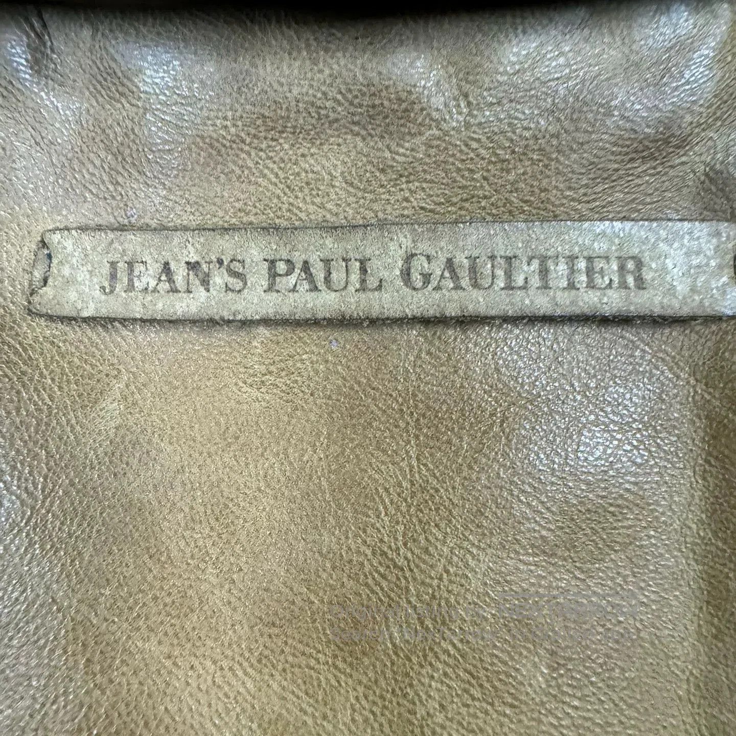 Jean Paul Gaultier Jean Paul Gaultier Leather Jacket for Men. Size US M / EU 48-50 / 2 - 7 Thumbnail