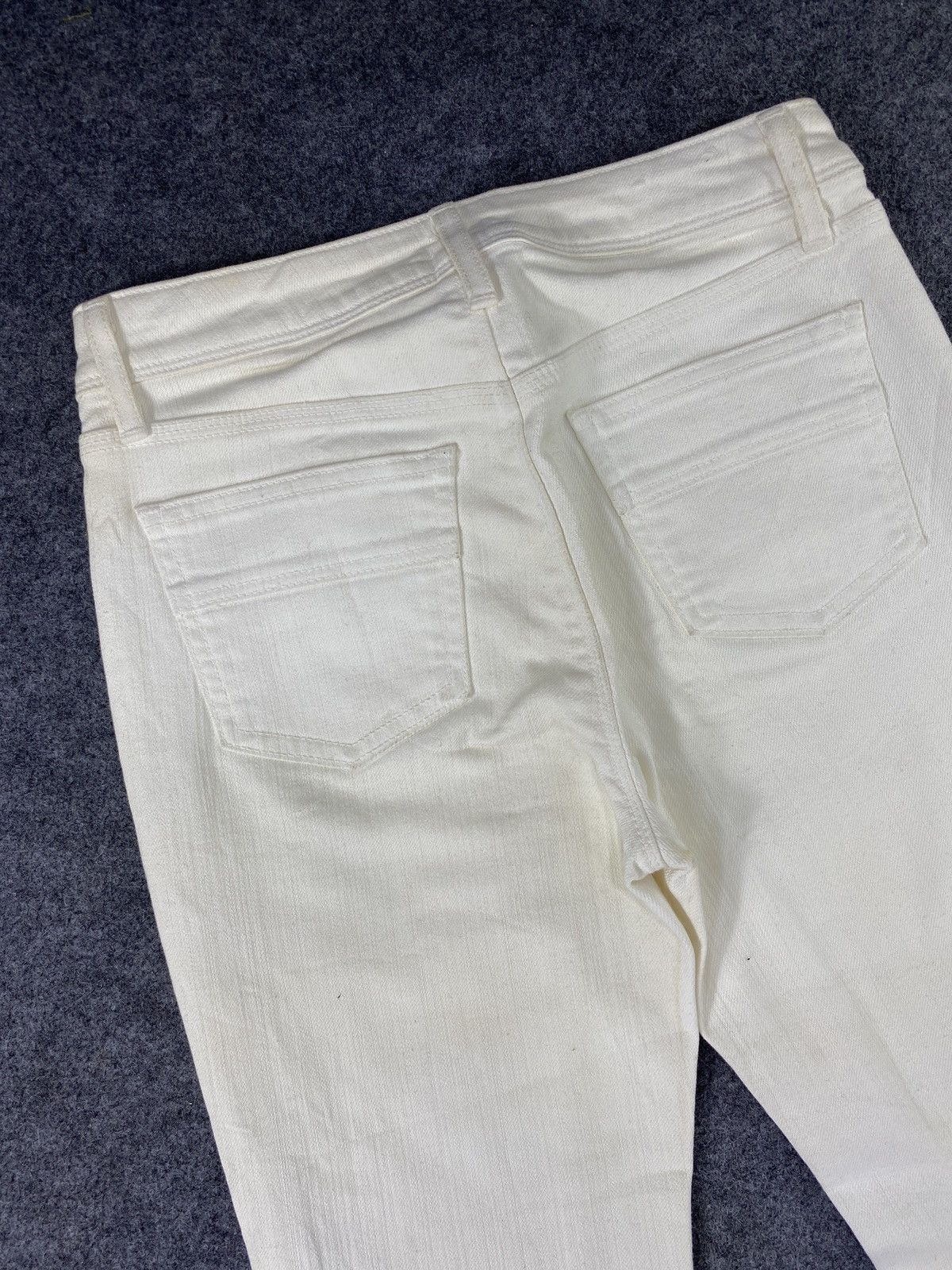 Japanese Brand × Jean Brappers Lasting Comfort White Flare Jeans-J1059 Size 27" / US 4 / IT 40 - 6 Thumbnail